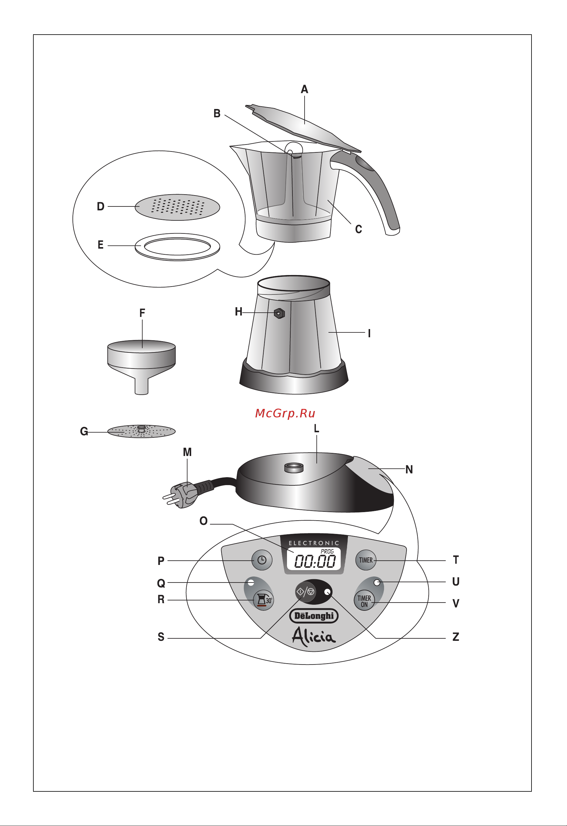 Delonghi EMKE 9 Руководство по эксплуатации онлайн [3/6] 726933