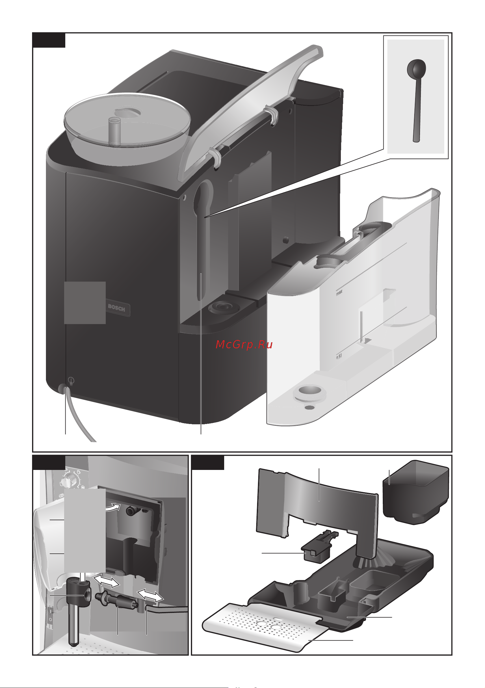 Bosch TES 51521 RW Руководство по эксплуатации онлайн [4/140] 727066