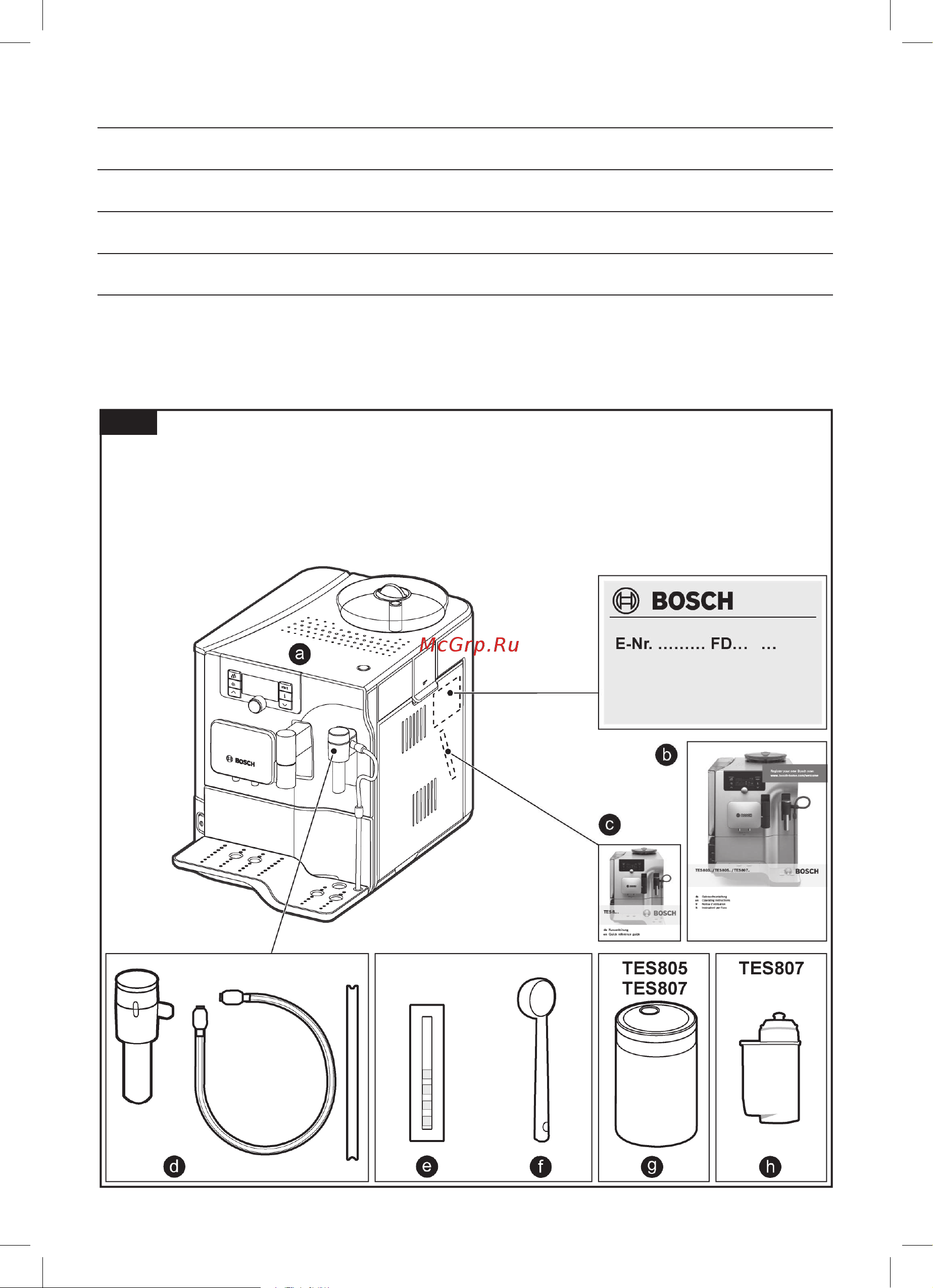 Bosch TES 80323 Руководство по эксплуатации онлайн [2/168] 727078