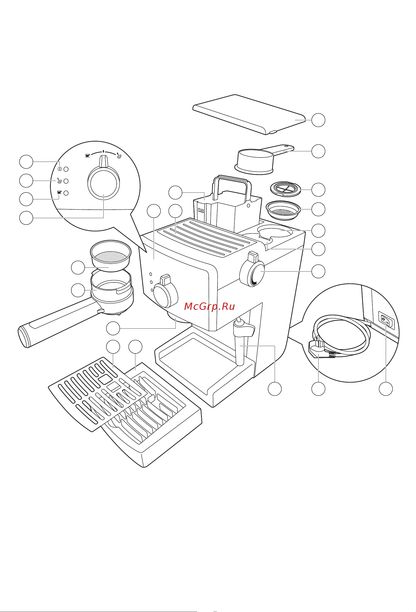 Gaggia Viva Prestige Руководство по эксплуатации онлайн [3/23] 727141