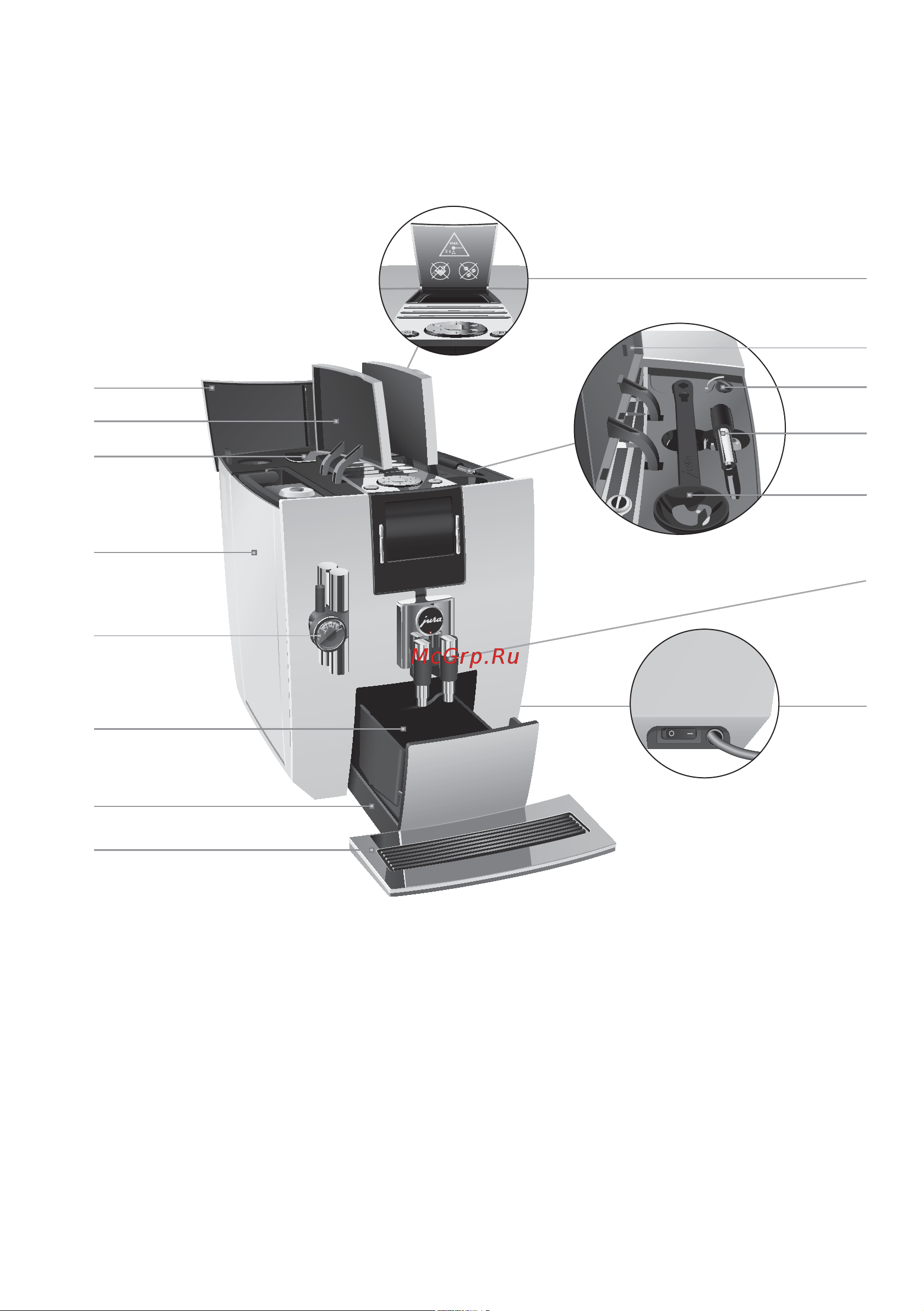 Jura J90 [4/56] Элементы управления