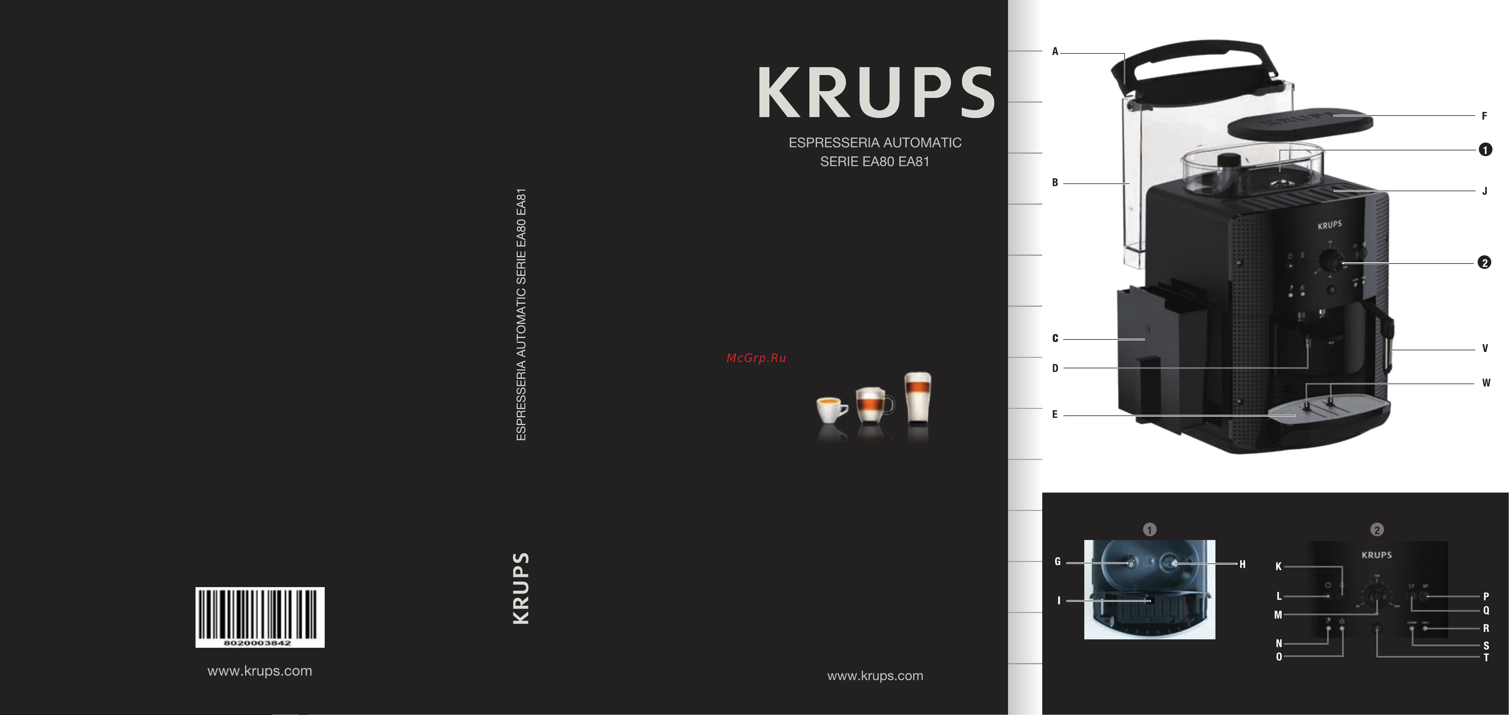 Krups EA81R870 Essential Руководство по эксплуатации онлайн