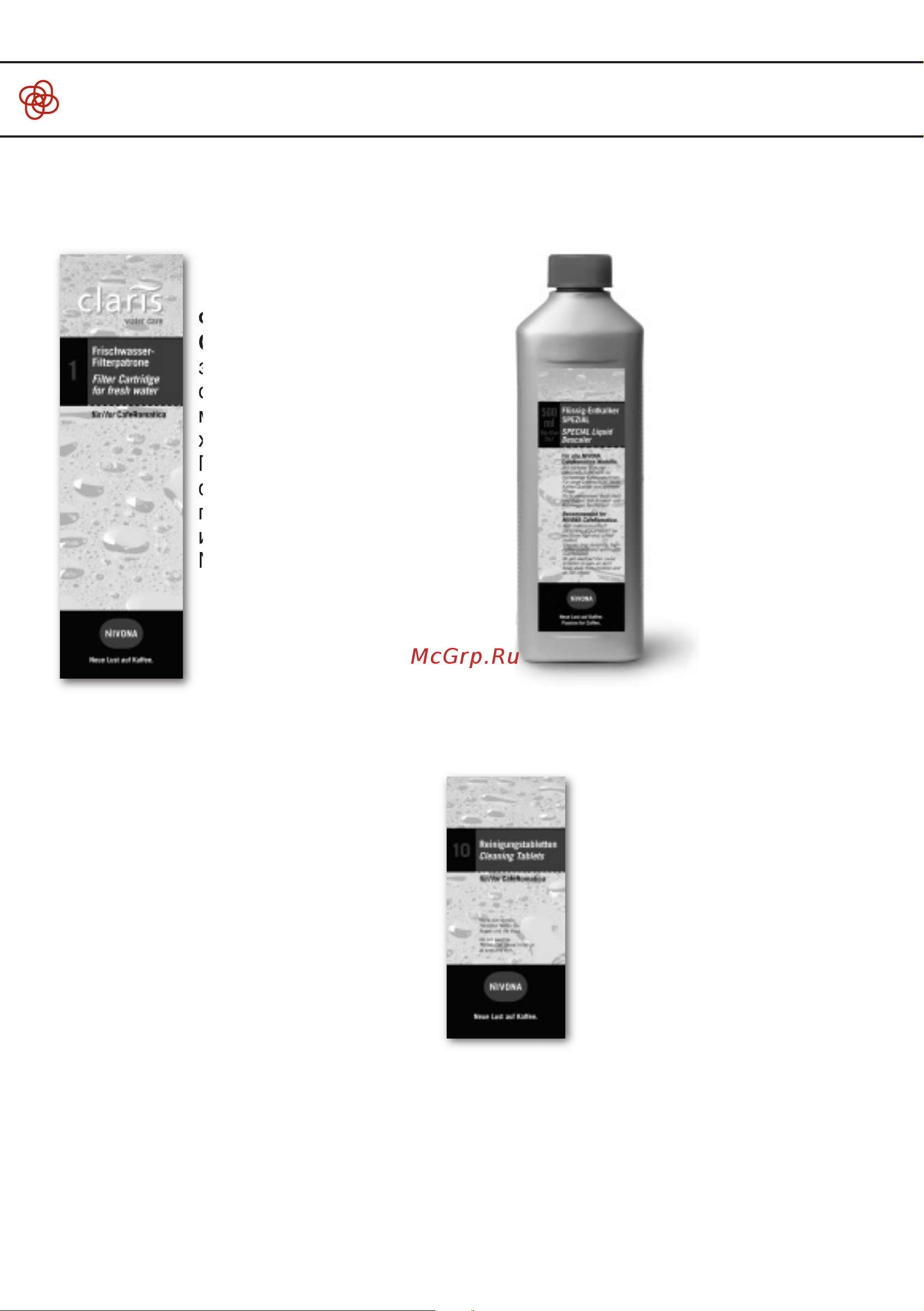 Nivona CafeRomatica NICR 605 [25/28] 8 дополнительная информация