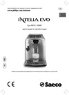 Philips HD8881 Saeco Intelia Evo Руководство по эксплуатации