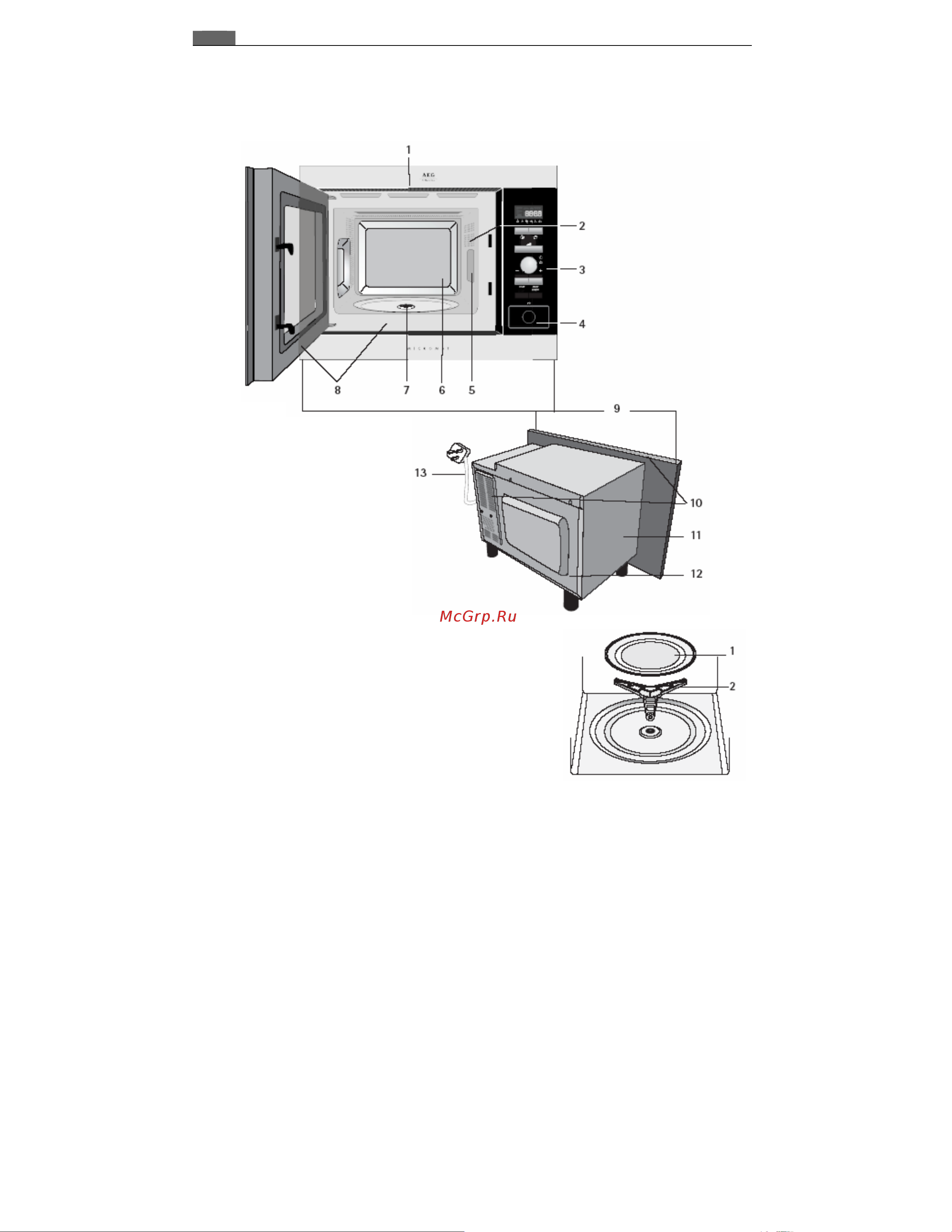 AEG MC1752E_MC1762E [12/54] Микроволновая печь и ее принадлежности