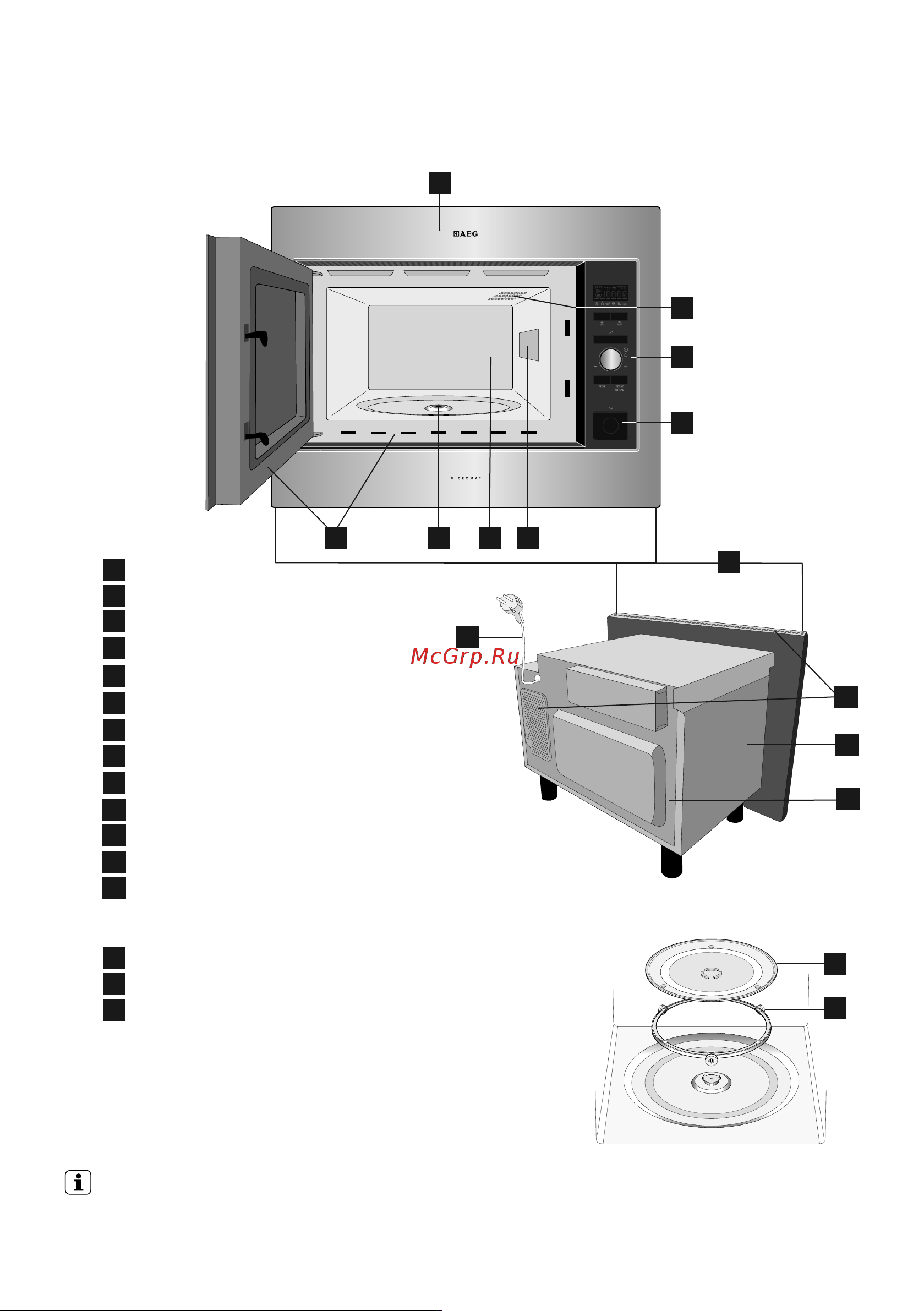 AEG MC2664E [96/128] Prehľad zariadenia