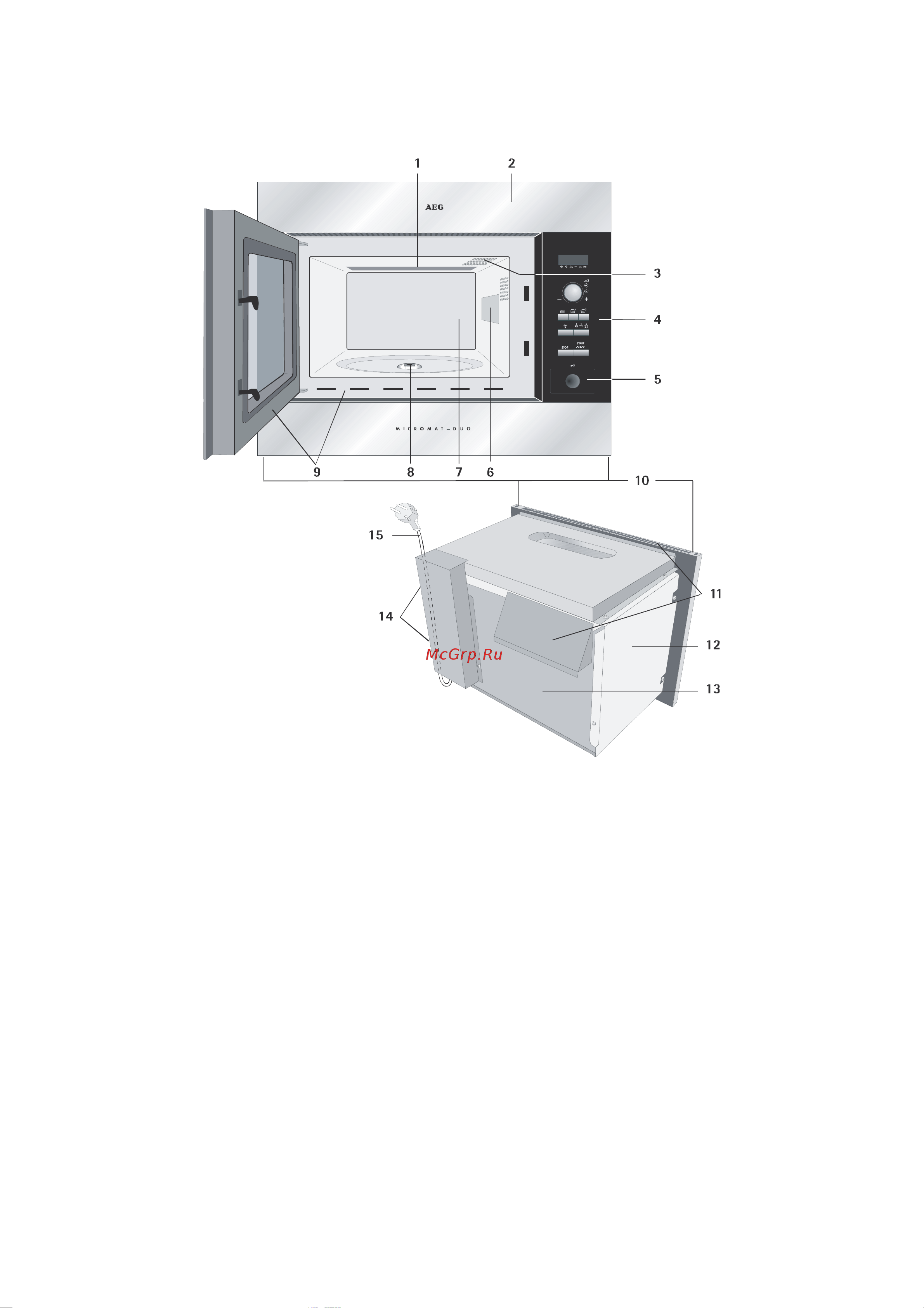 AEG MCD2660E_MCD2661E [6/52] Печь и принадлежности