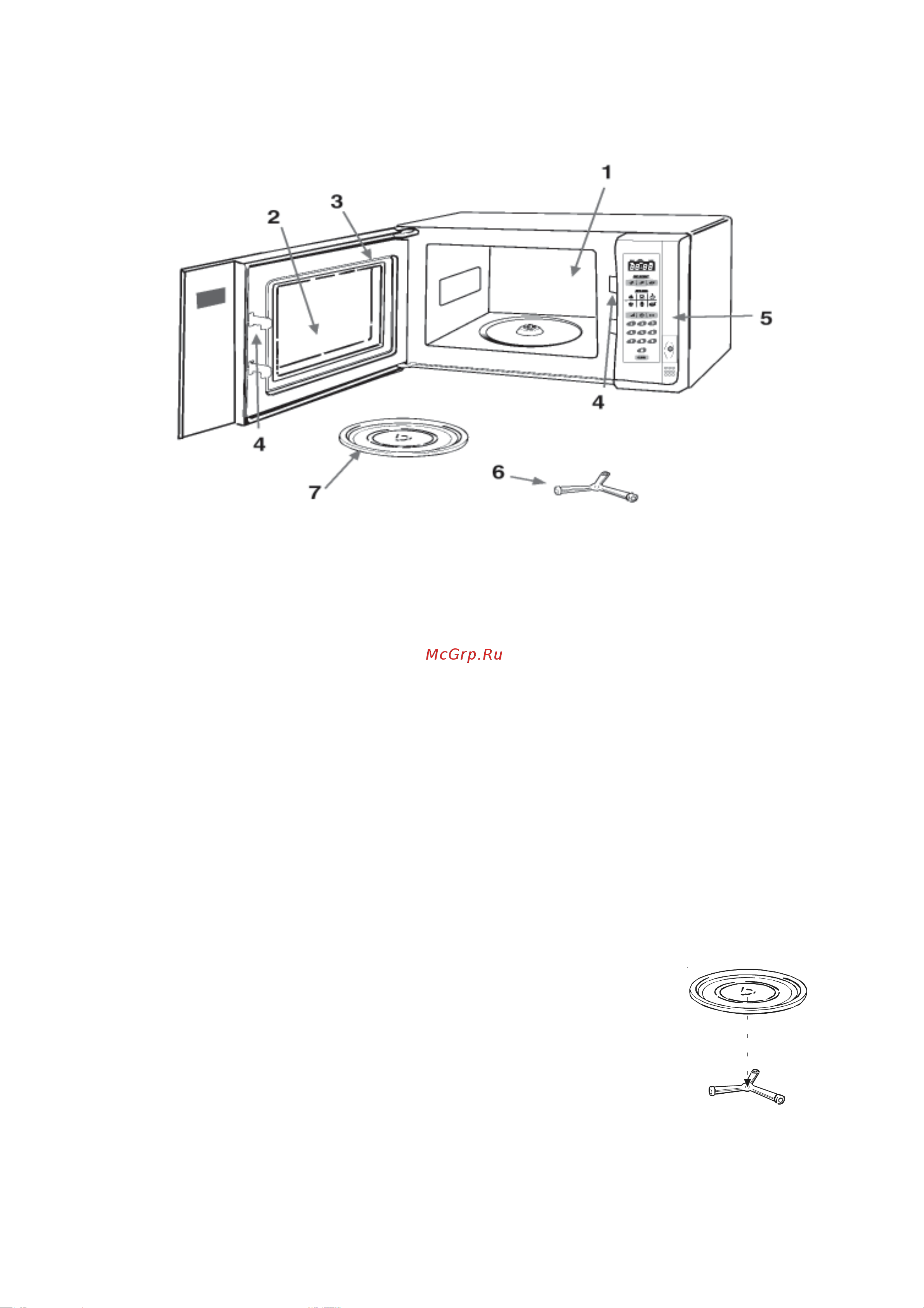 Electrolux EME 1925 S [8/21] Îïèñàíèå ìèêðîâîëíîâîé ïå è