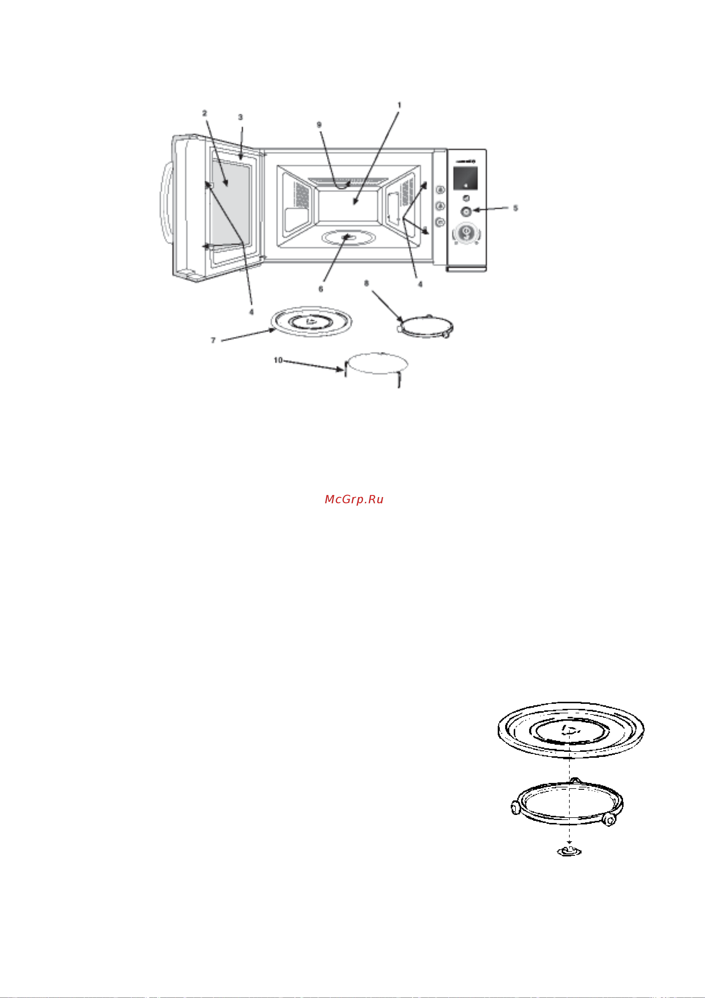 Electrolux EMS 2040 [10/24] Названия и функции компонентов печи