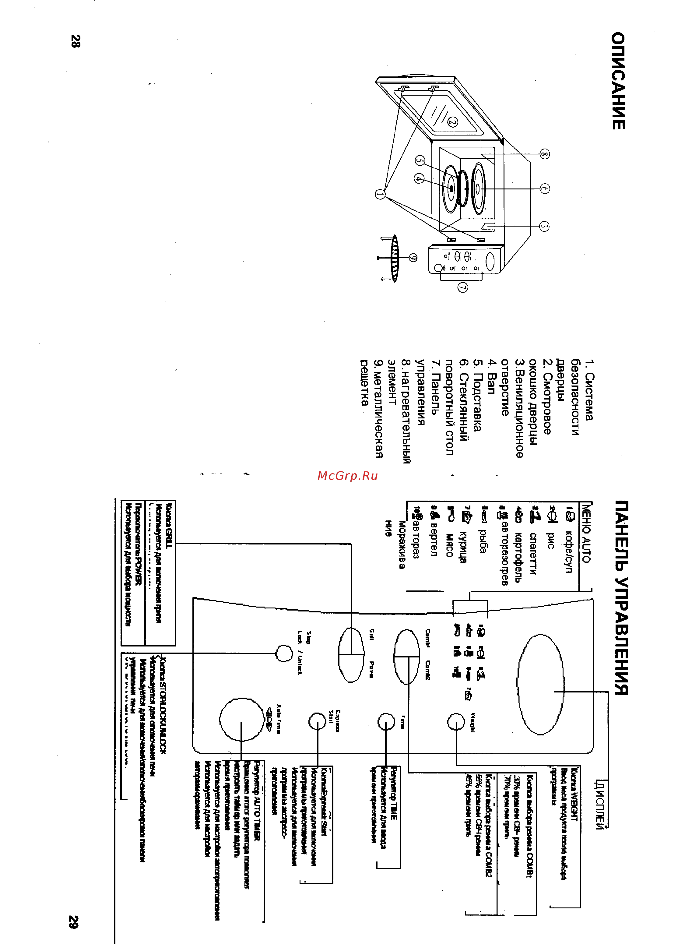 Elenberg MG-2332D Руководство по эксплуатации онлайн [6/9] 727914
