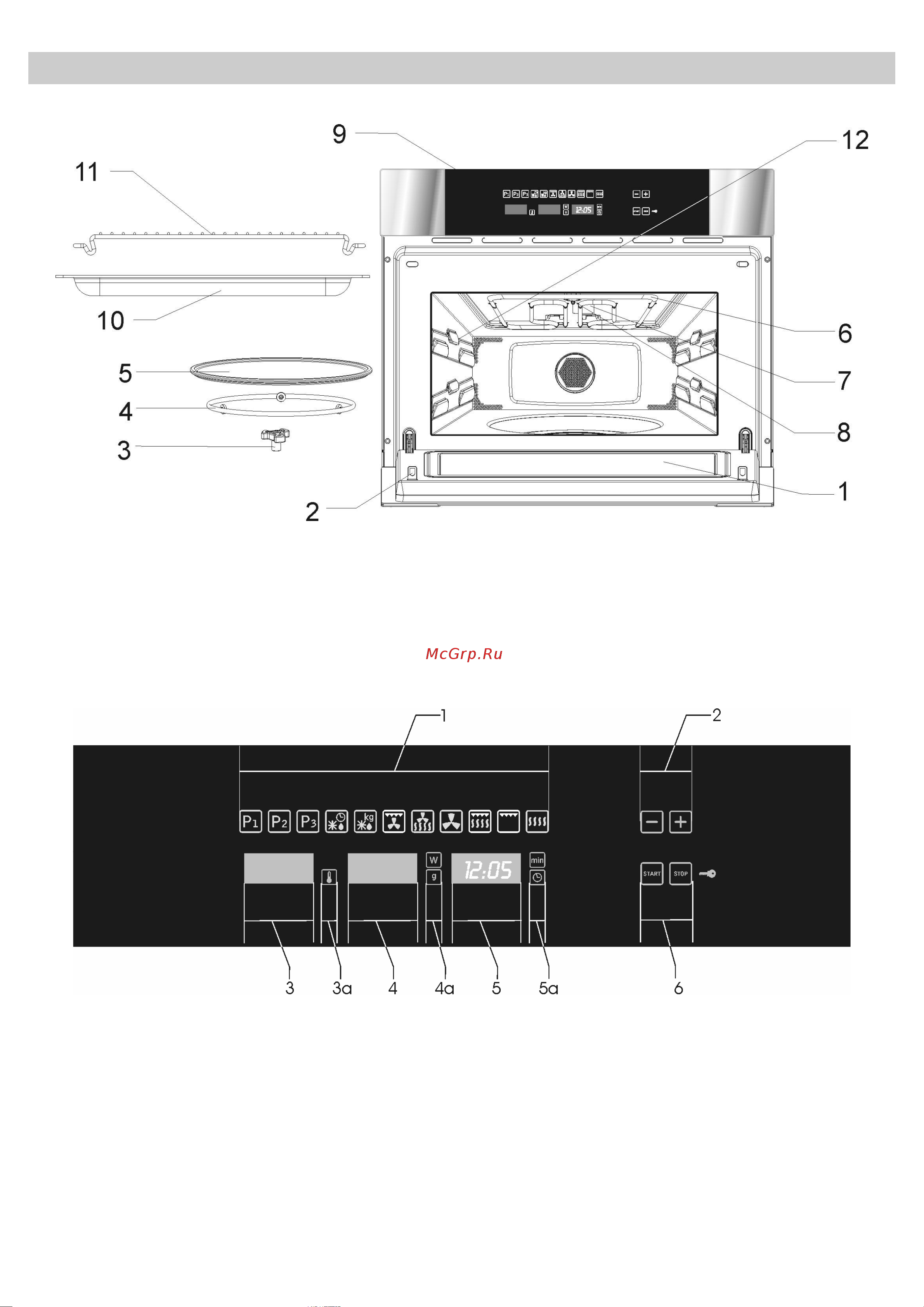 Gorenje CBM9000E [9/72] Описание микроволновой печи