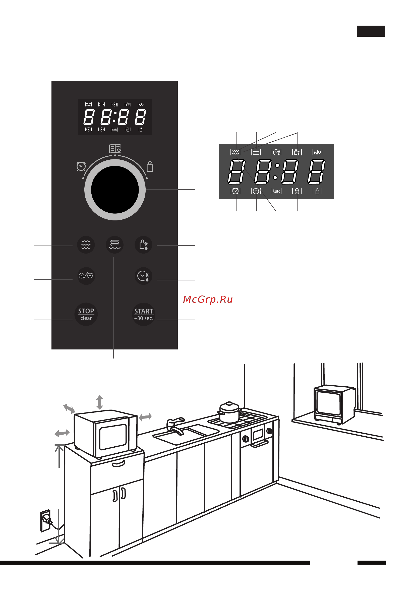 Hotpoint-Ariston MWHA 23223 [3/222] Interfaccia utente