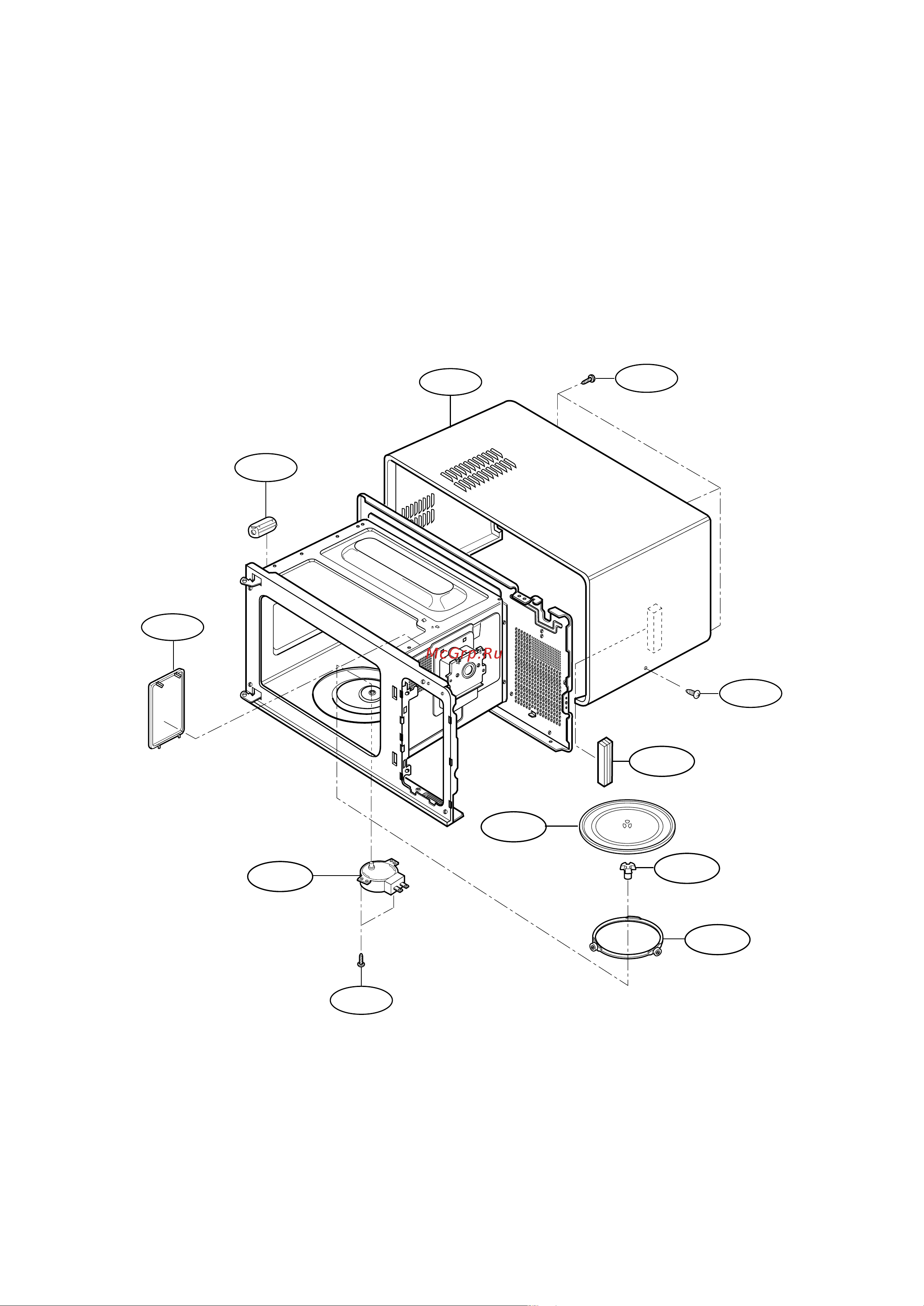 LG MD-2643G (GC) [31/40] Детали камеры печи