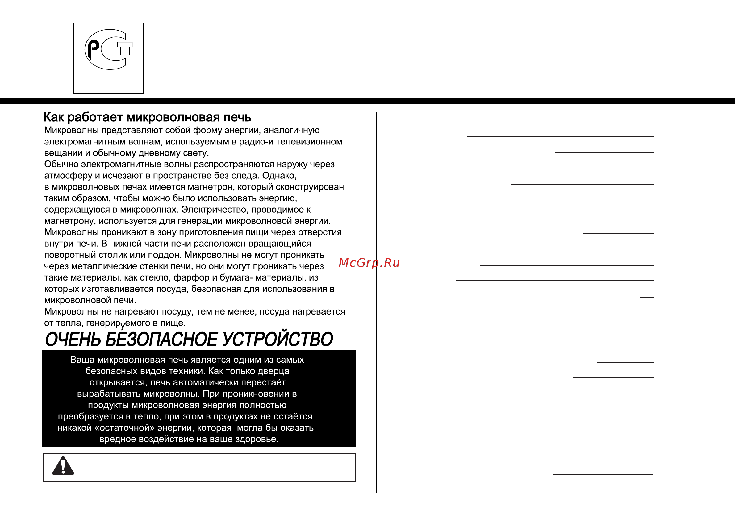 LG MS2041C (CS) [3/24] Содержание
