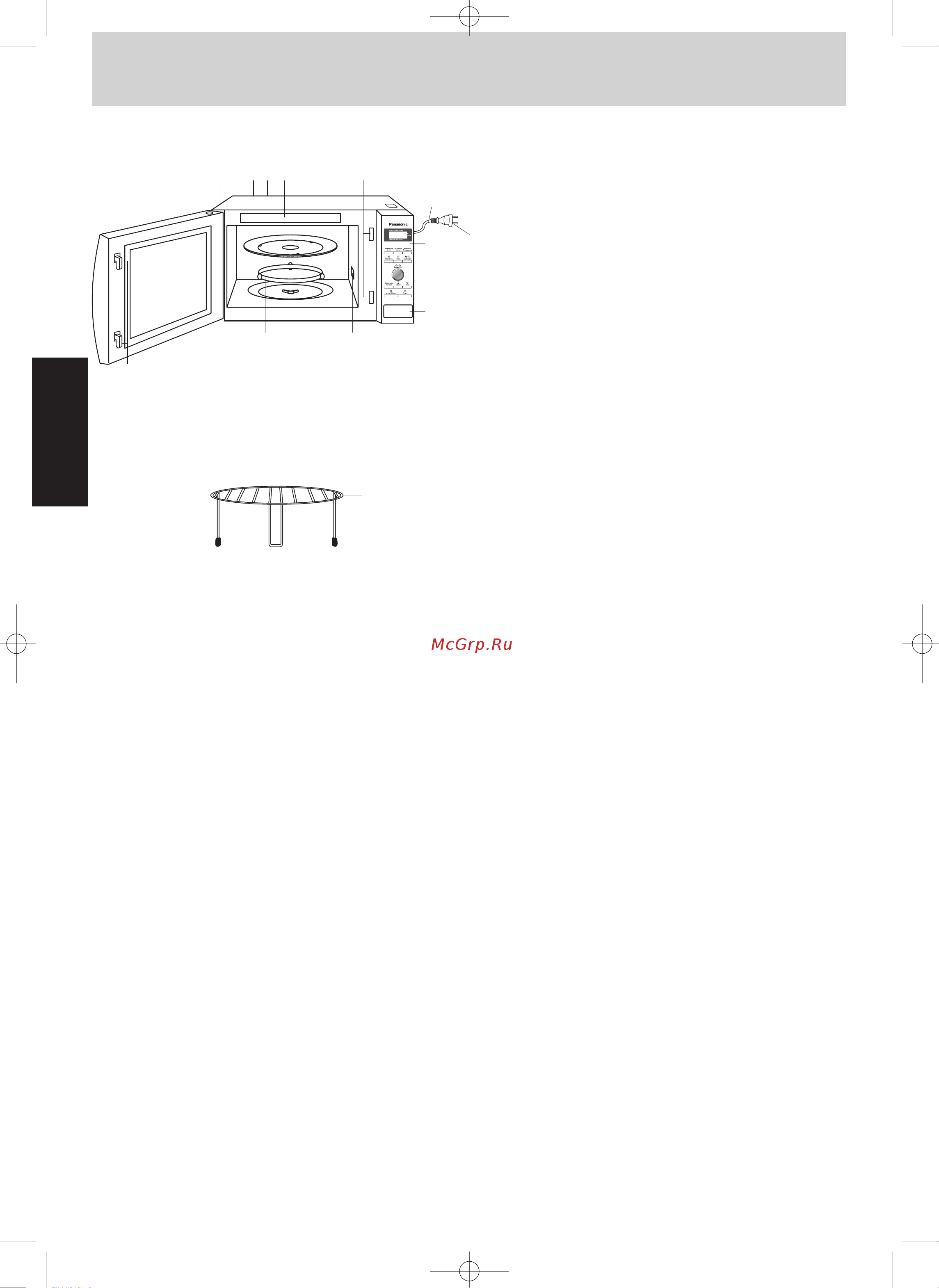 Panasonic NN-GD382S [5/43] Принципиальная схема устройства