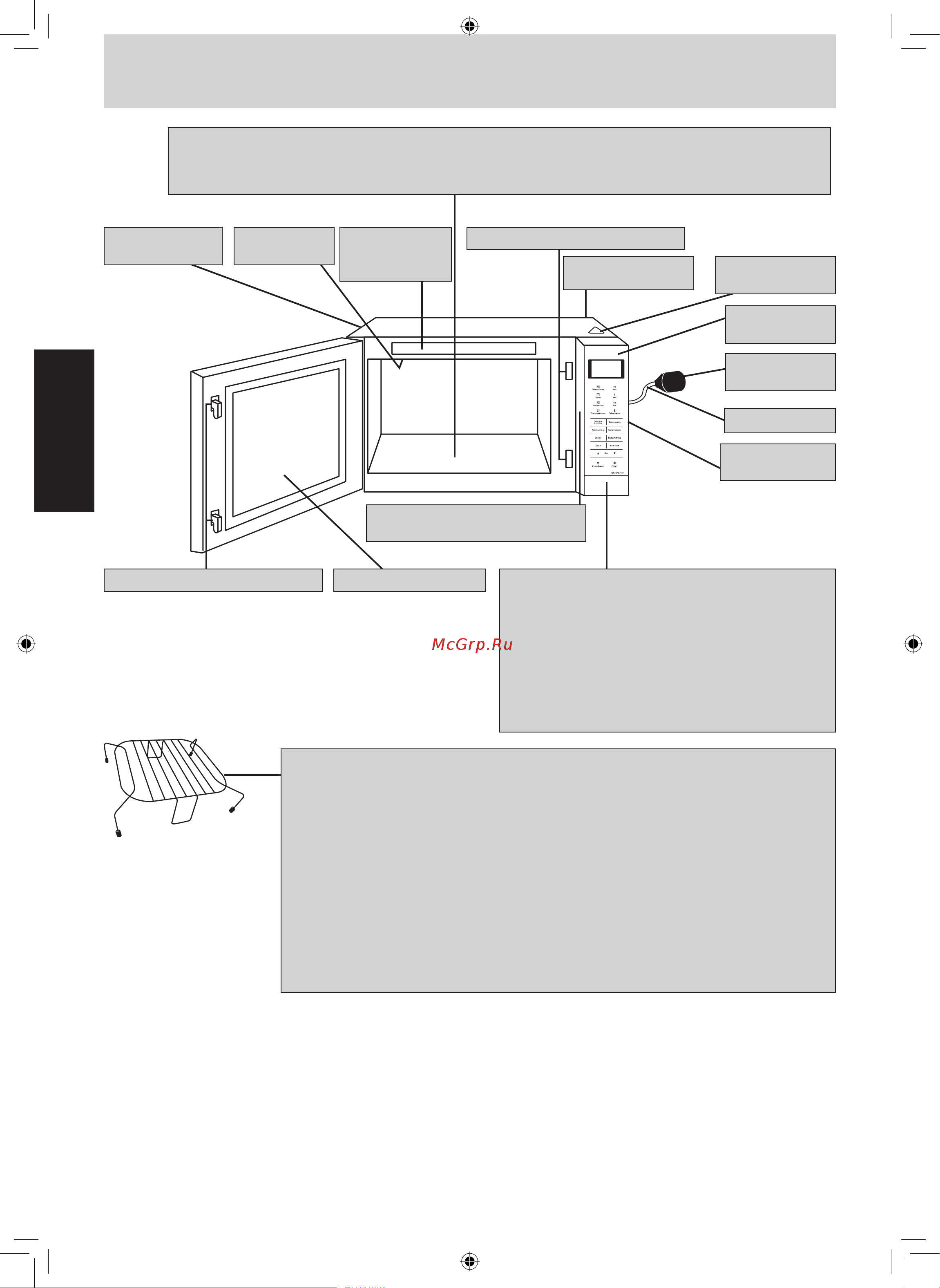 Panasonic NN-GF574M [5/23] Принципиальная схема устройства