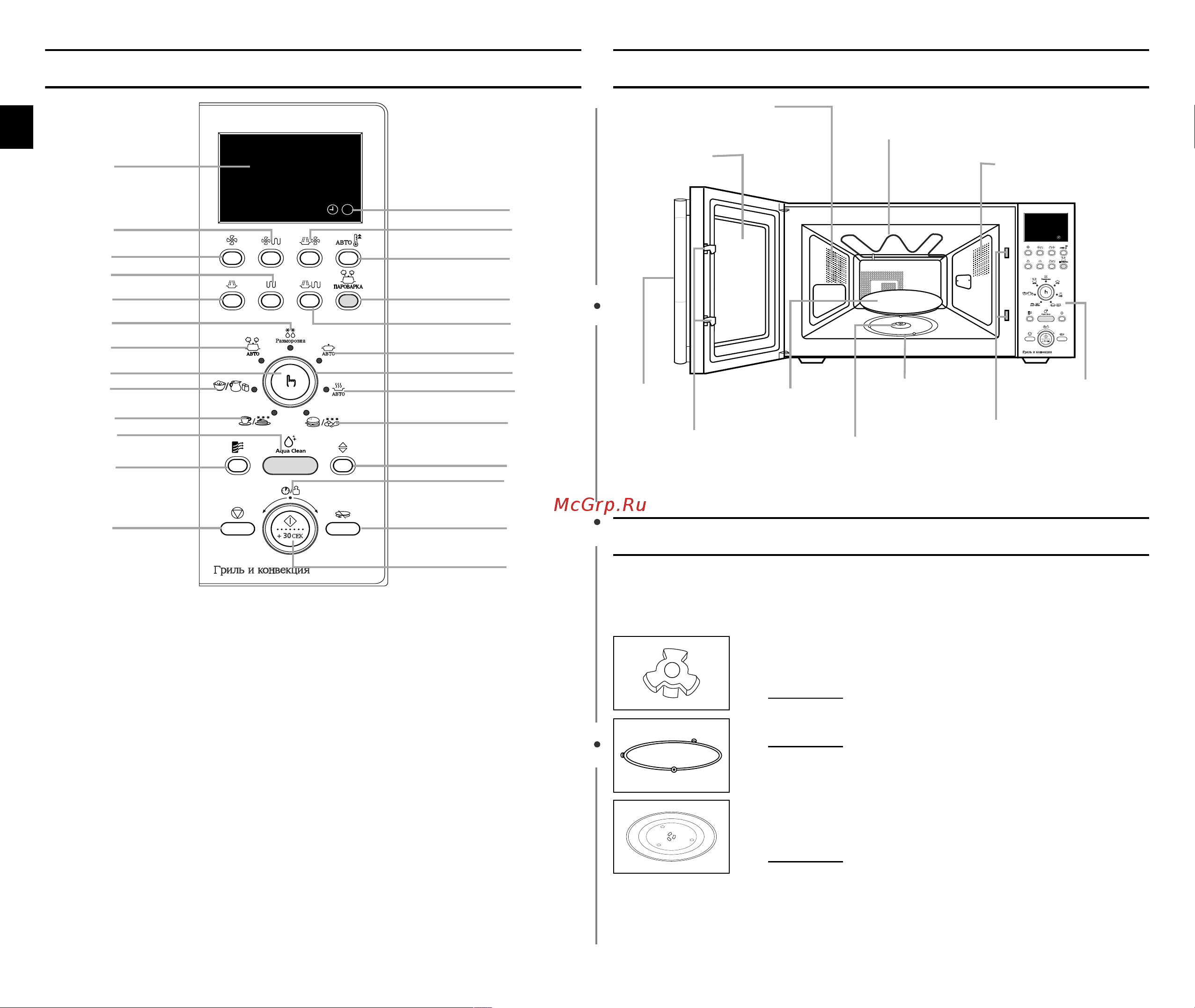 Samsung CE1150R [4/48] Панель управления
