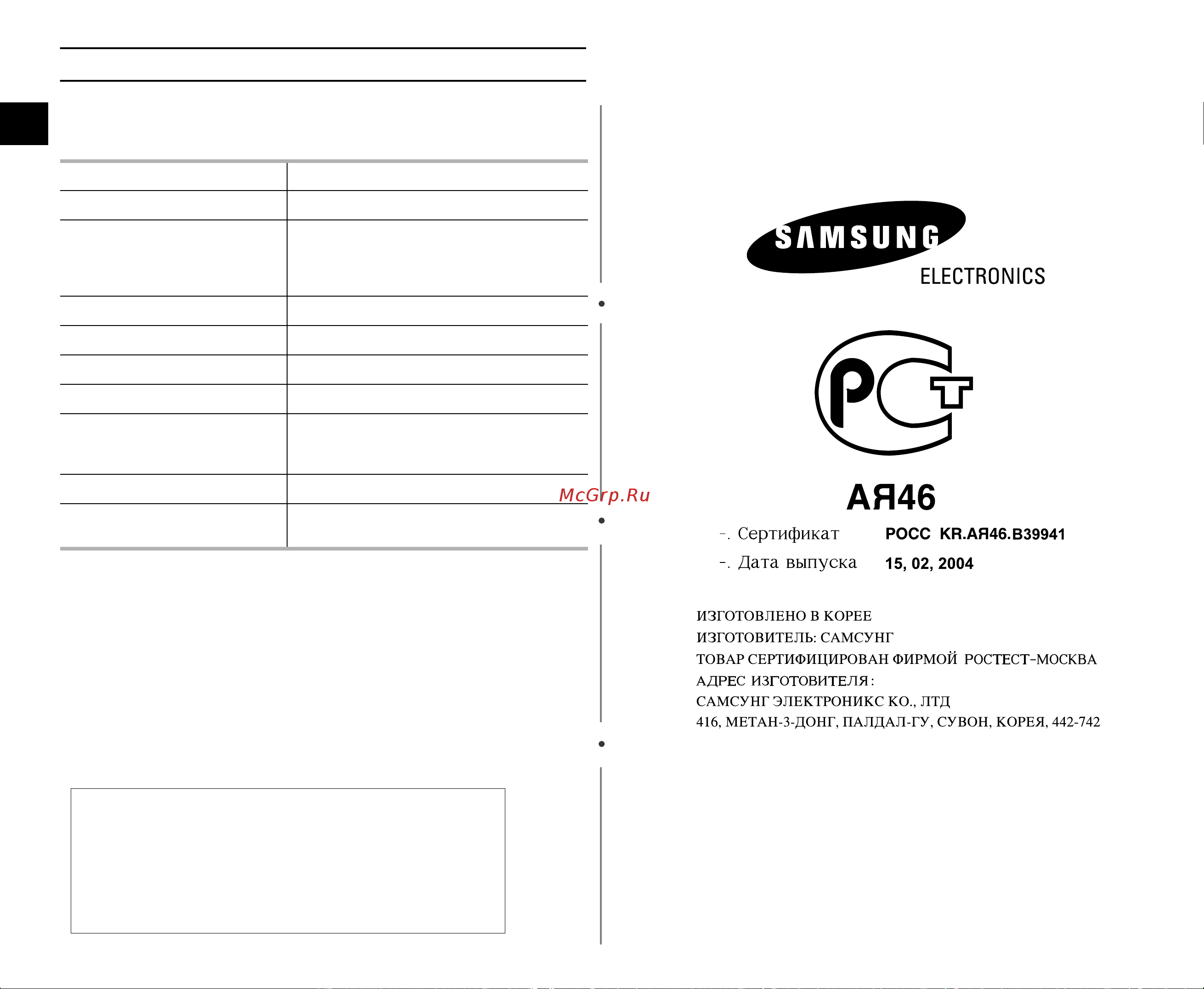 Samsung CE2875NR (NTR) [24/24] Íâıìë âòíëâ ı íúâ ëòúëíë