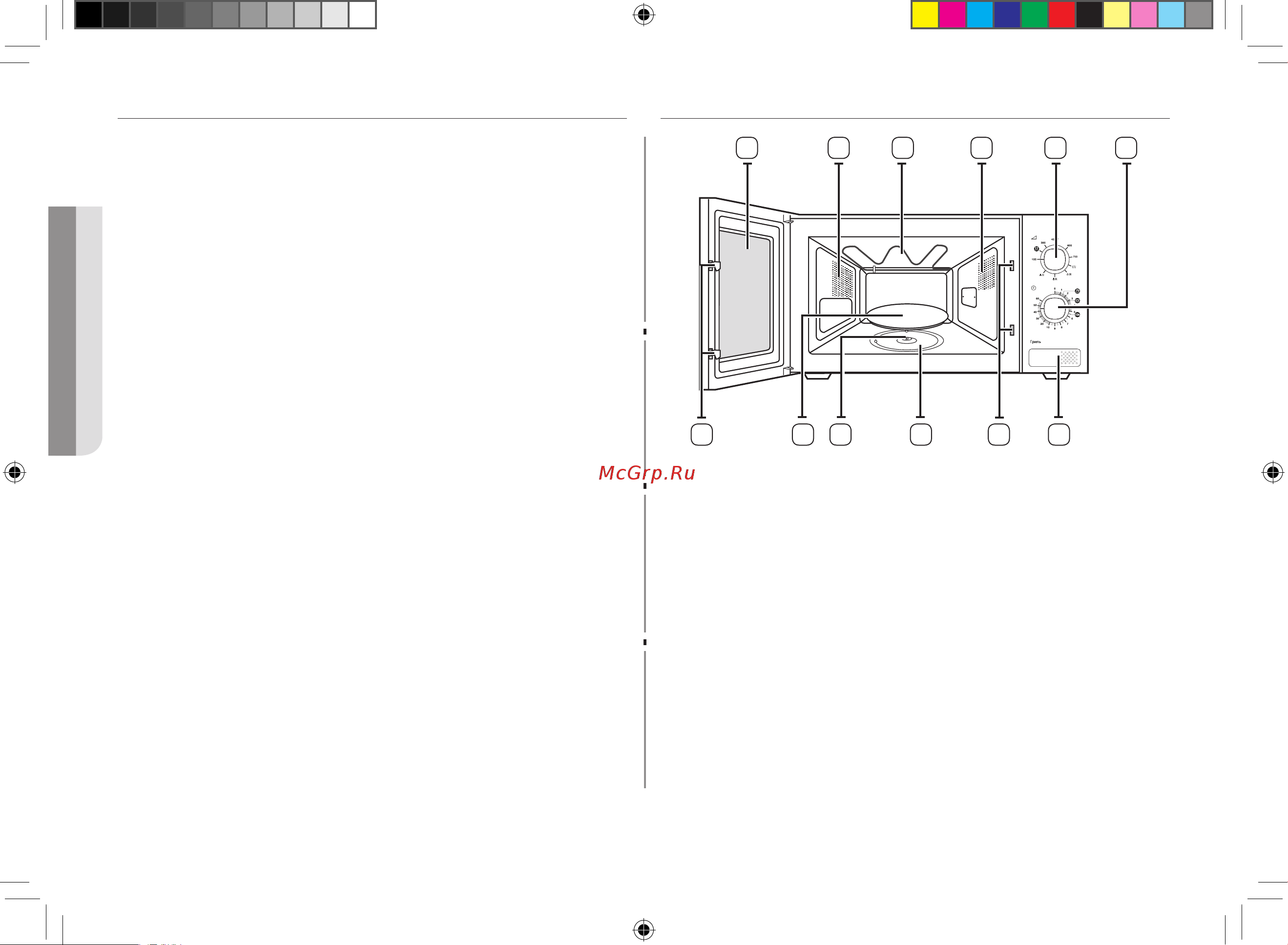 Samsung GE712BR [2/23] Содержание печь
