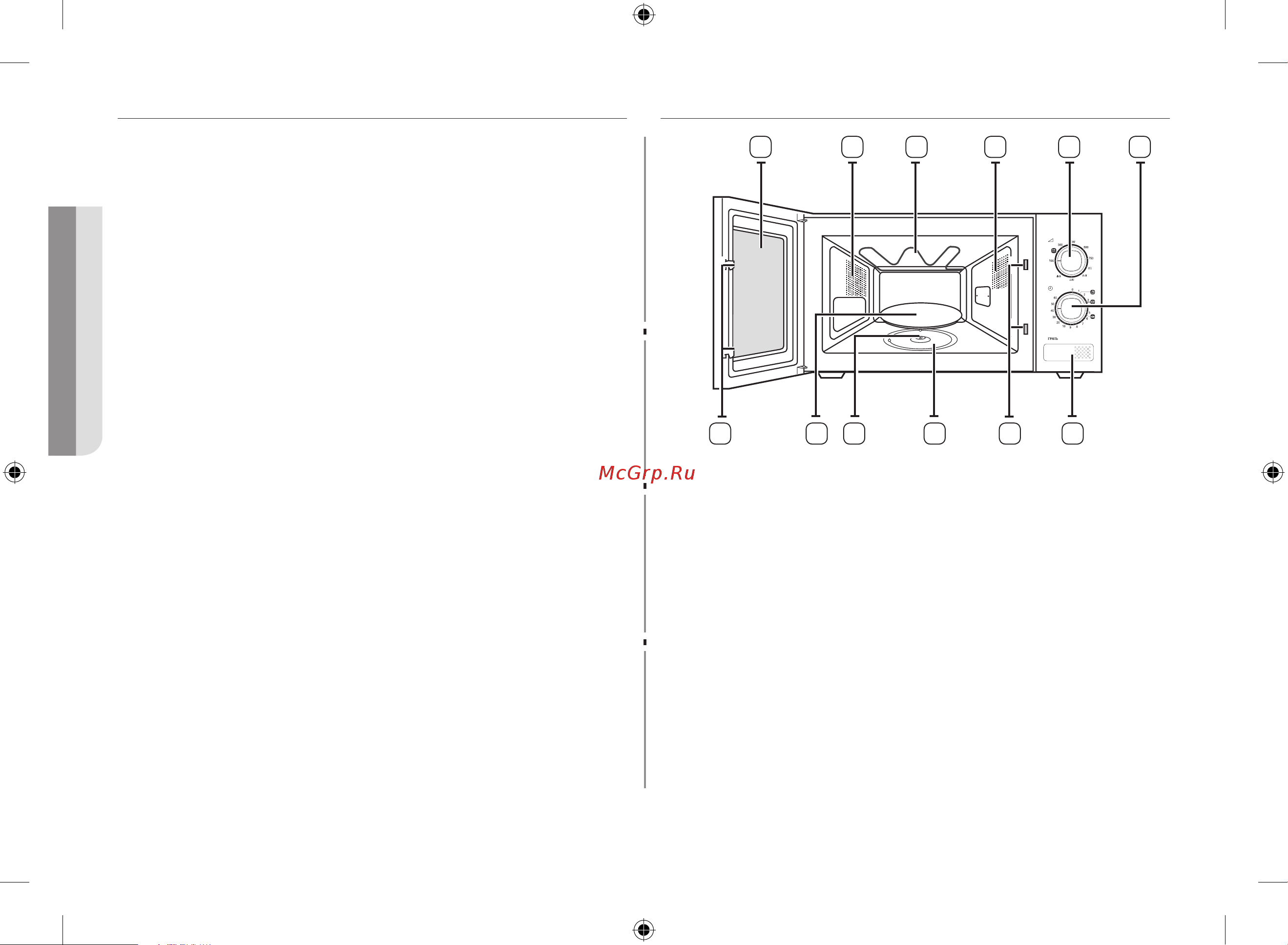 Samsung GE712KR [2/21] Содержание печь