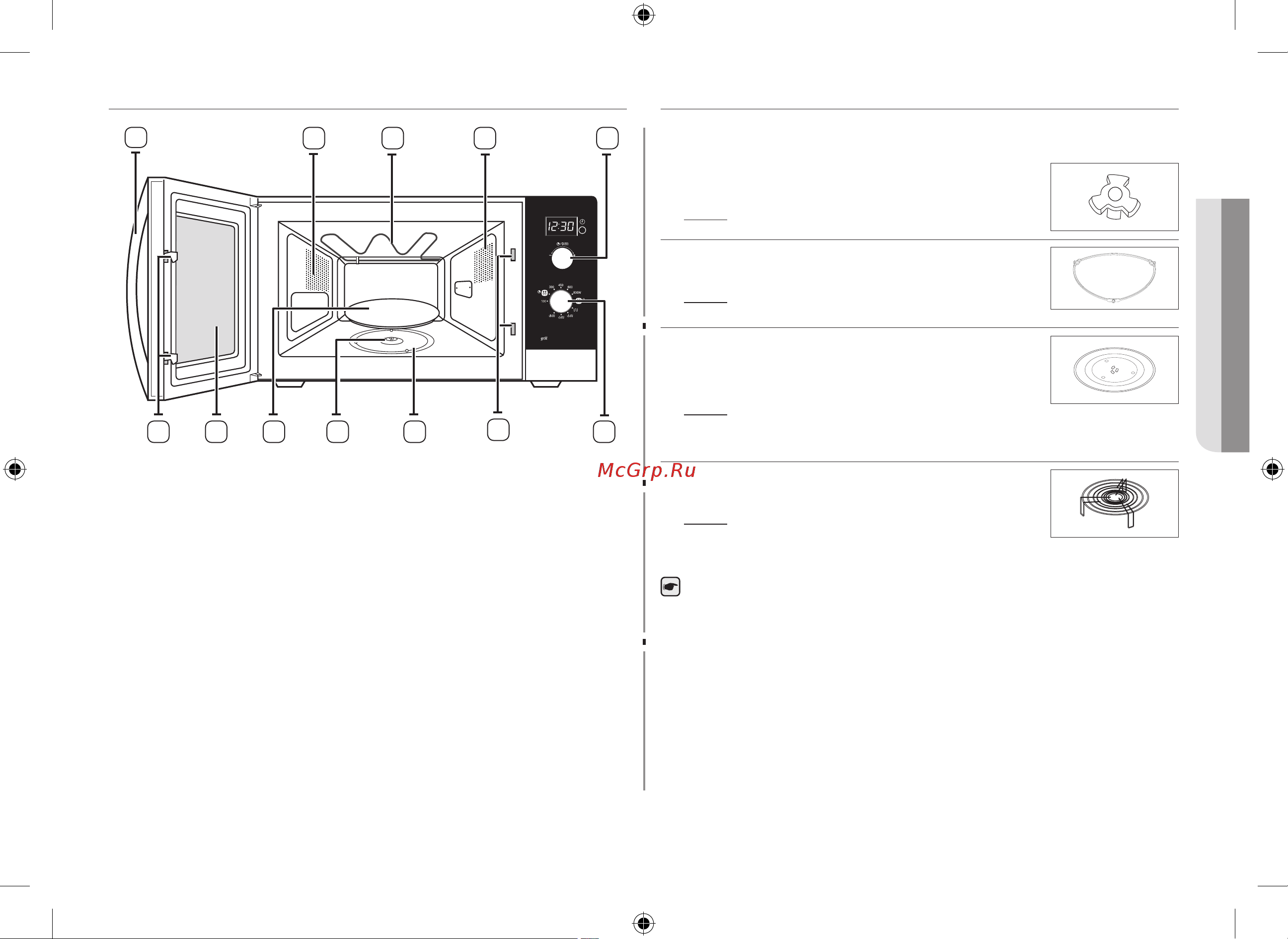 Samsung GE82VR-WWH [3/24] Печь