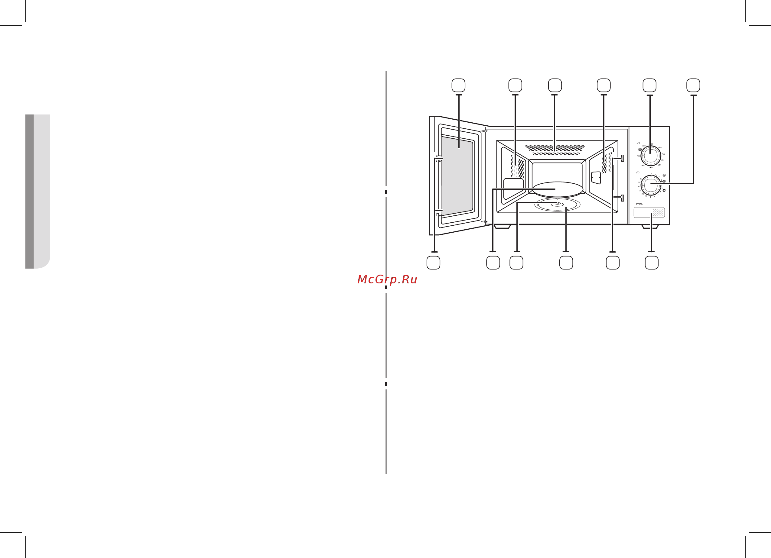 Samsung GW711KR [2/23] Содержание духовой шкаф