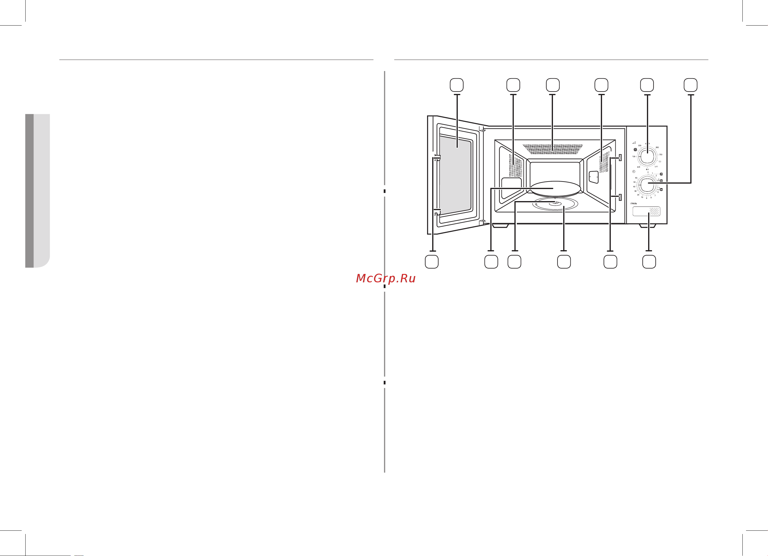 Samsung GW713KR [2/24] Содержание духовой шкаф