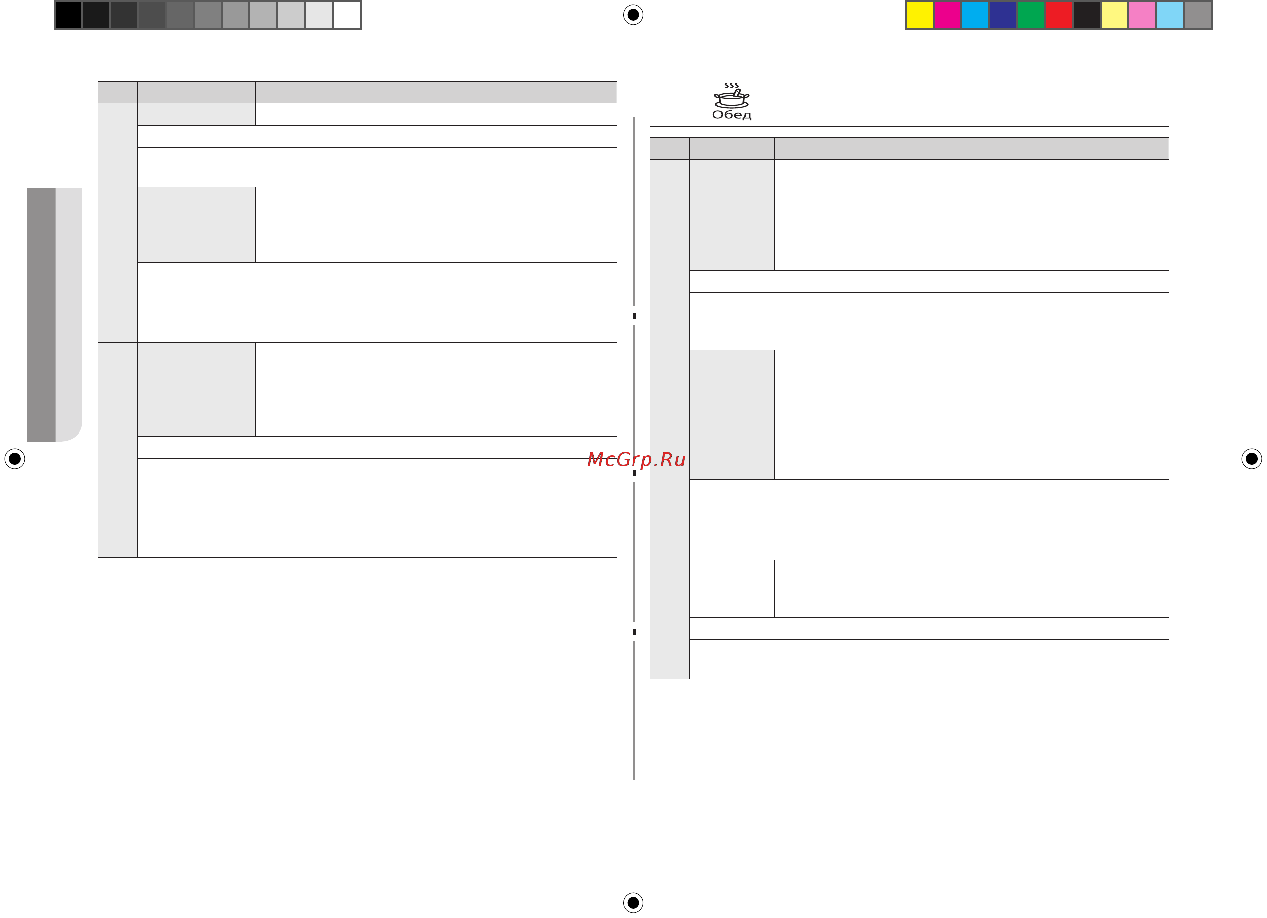 Samsung ME87HPR [12/24] Обед