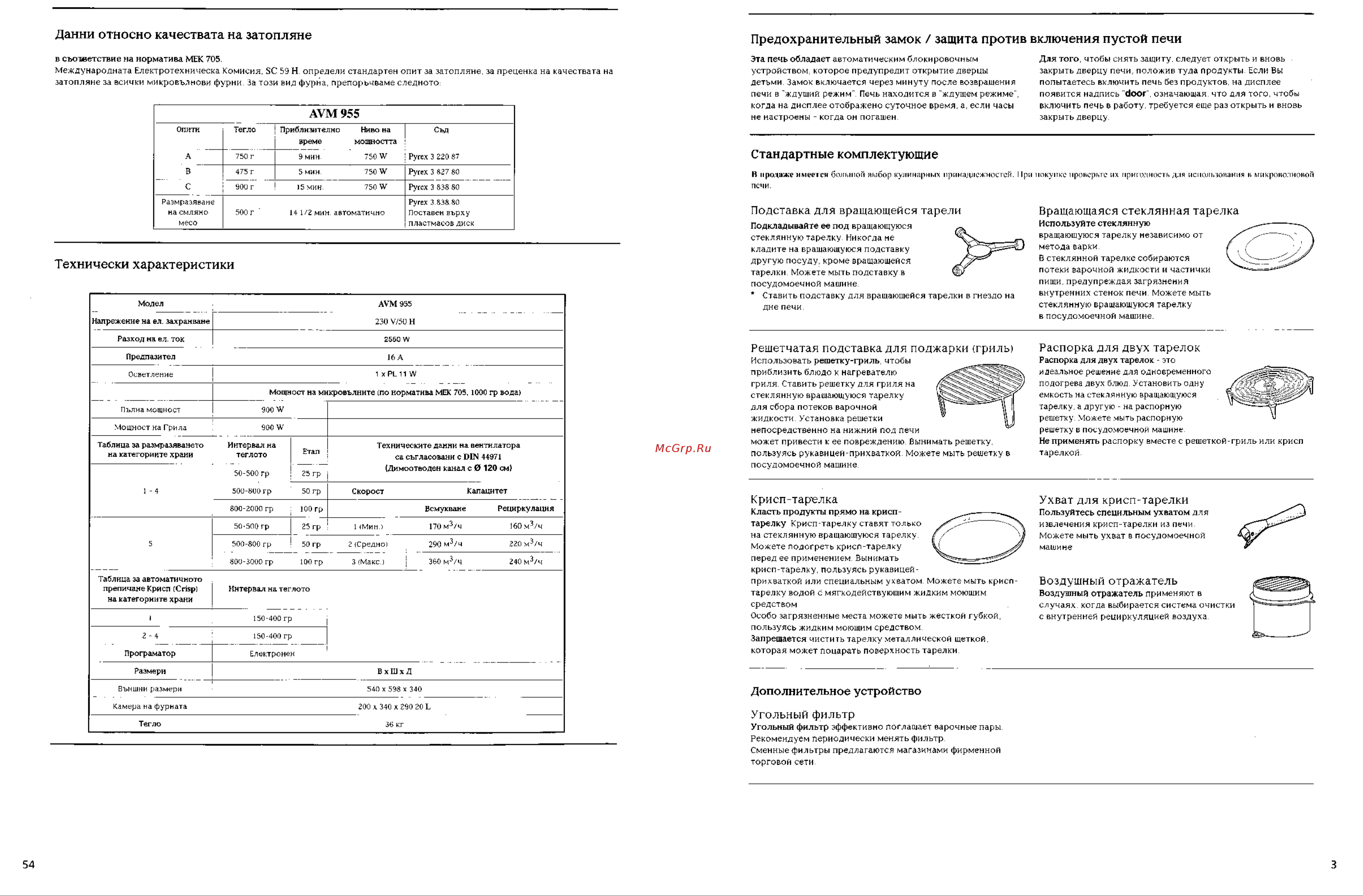Whirlpool AVM 955 Руководство по эксплуатации онлайн [5/20] 728886