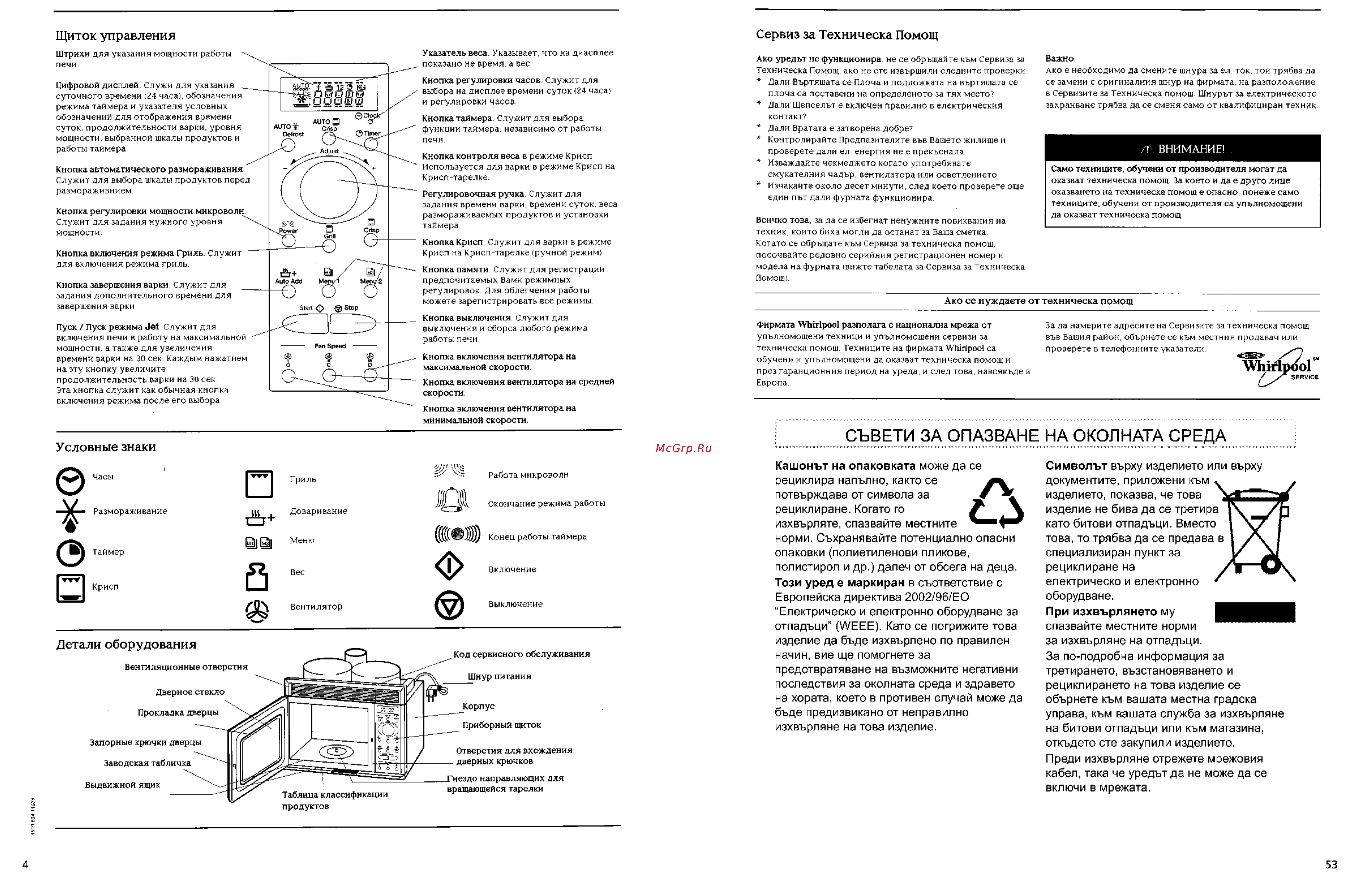 Whirlpool AVM 955 Руководство по эксплуатации онлайн [6/20] 728886