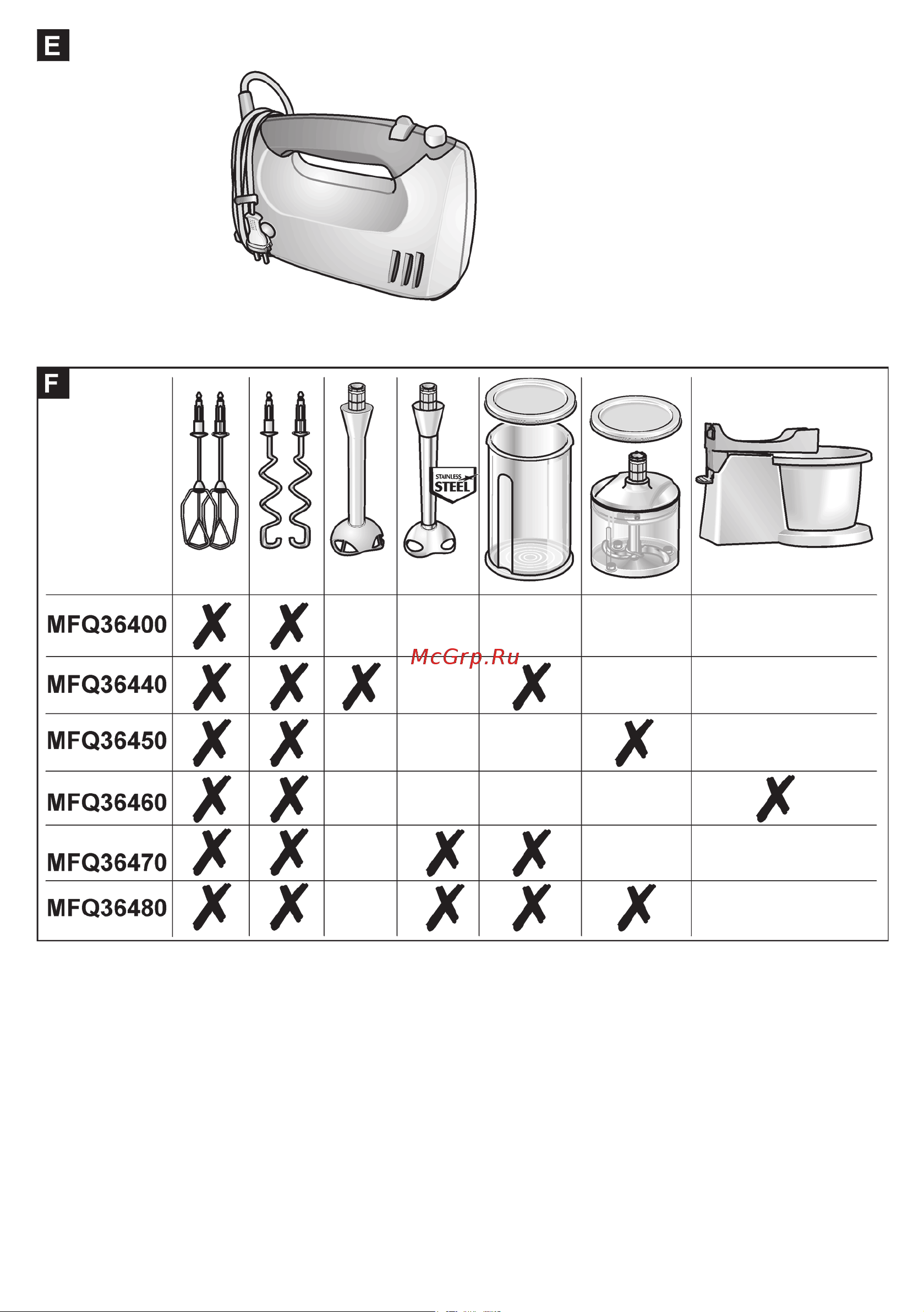 Bosch MFQ 36400 Руководство по эксплуатации онлайн [134/134] 728966