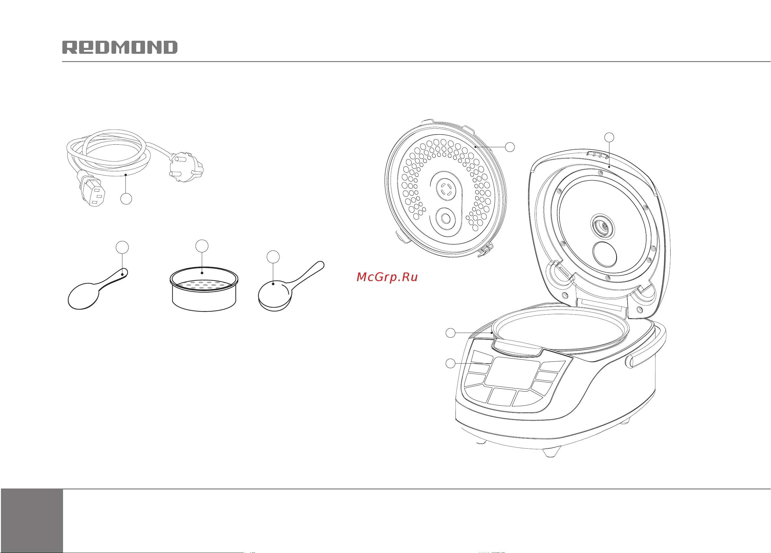 Redmond RMC-M45011 [6/56] Устройство мультиварки redmond rмc m45011