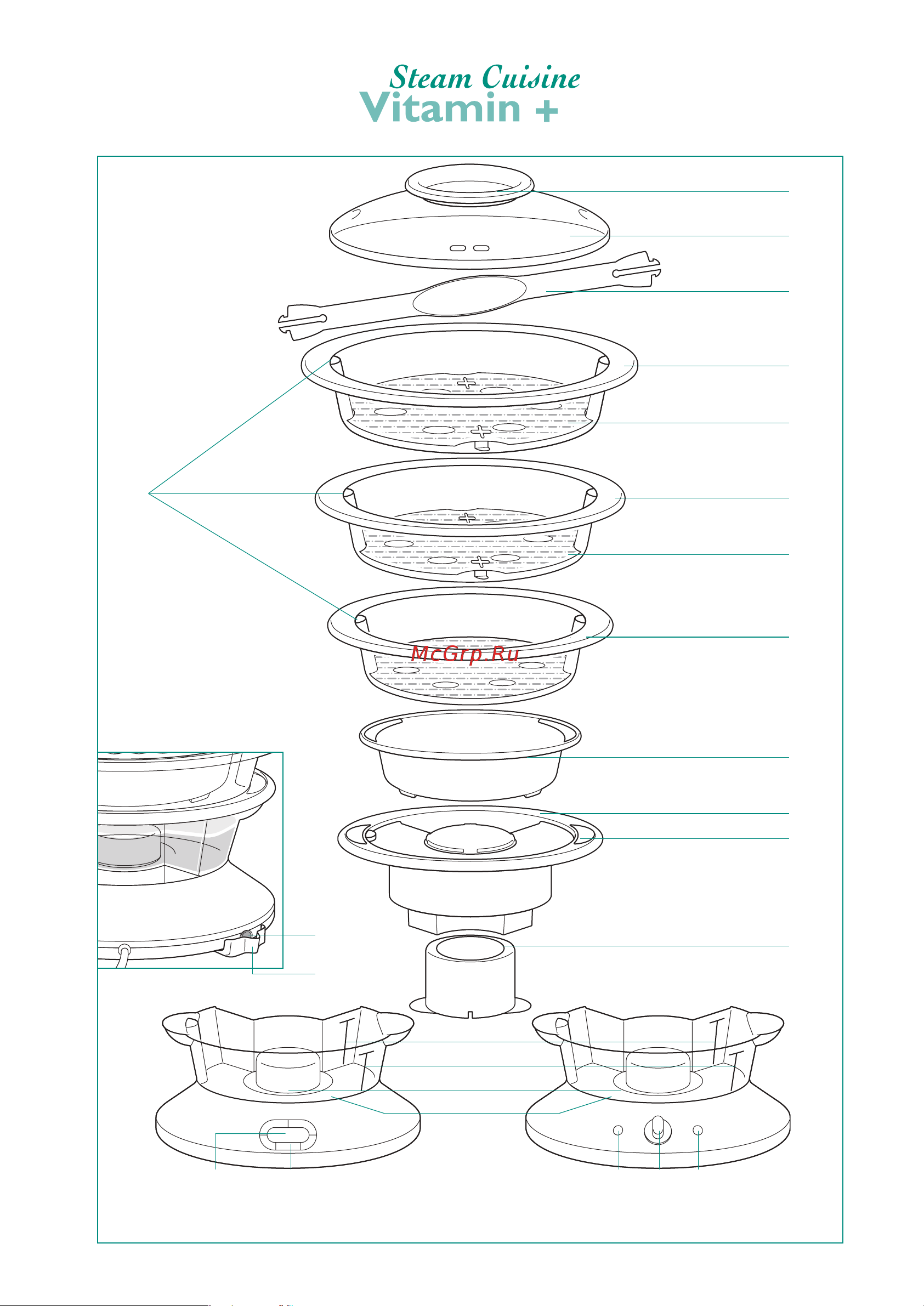 Tefal VC400330 VITASAVEUR VITAMIN+ [2/56] Eclaté