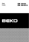Beko CM 58100 (S) Руководство по эксплуатации