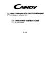 Candy CGE 5620 BW Руководство по эксплуатации