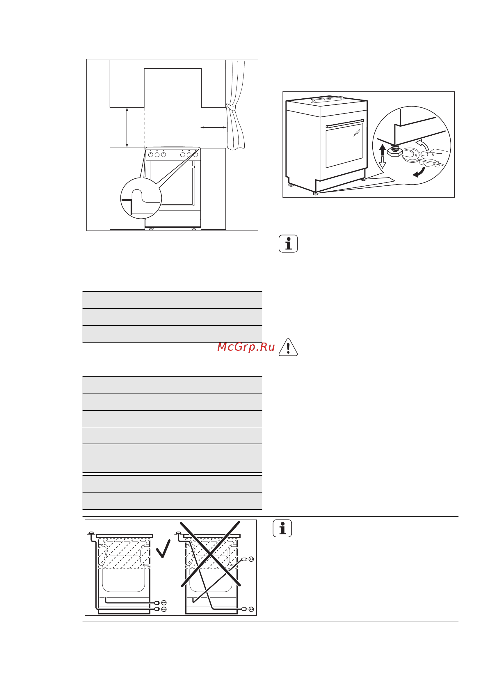 Electrolux EKC 511503 X [20/64] A készülék elhelyezése