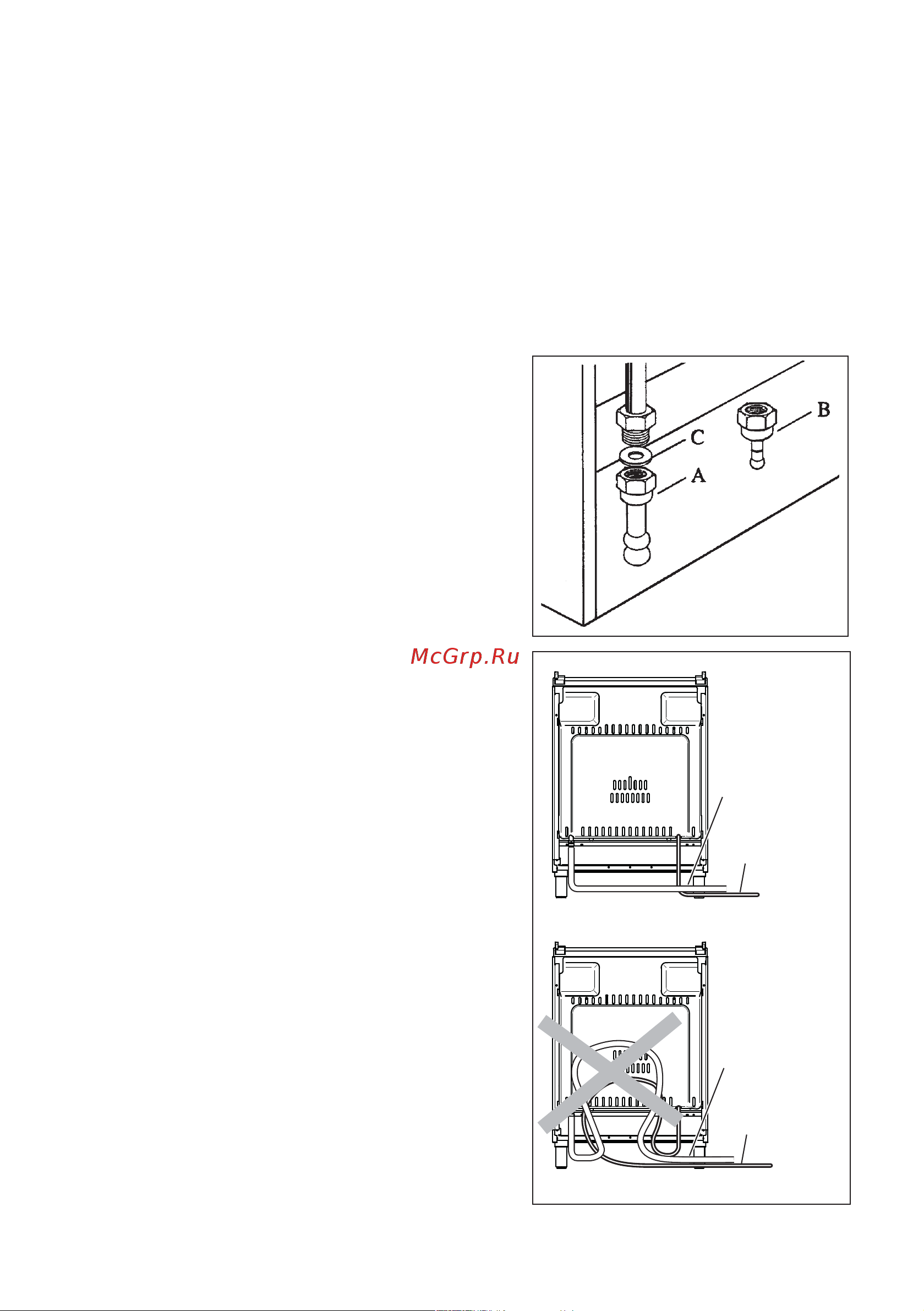 Electrolux EKG 600102 W [28/40] Подсоединение к системе газоснабжения