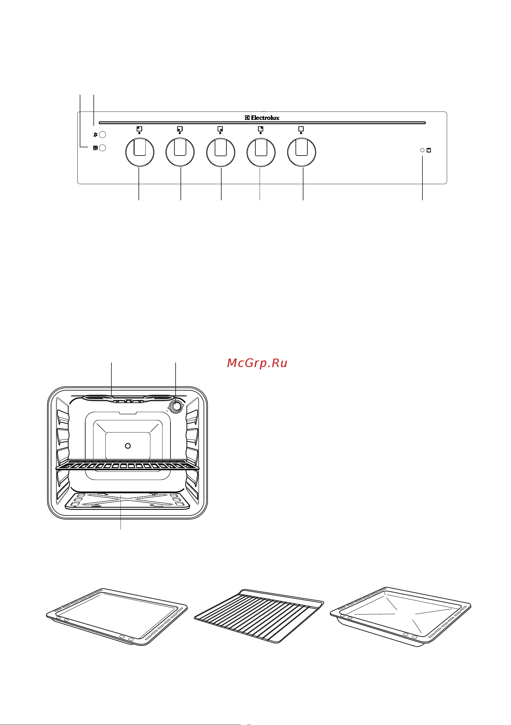 Electrolux EKG 600102 W [8/40] Камера духового шкафа