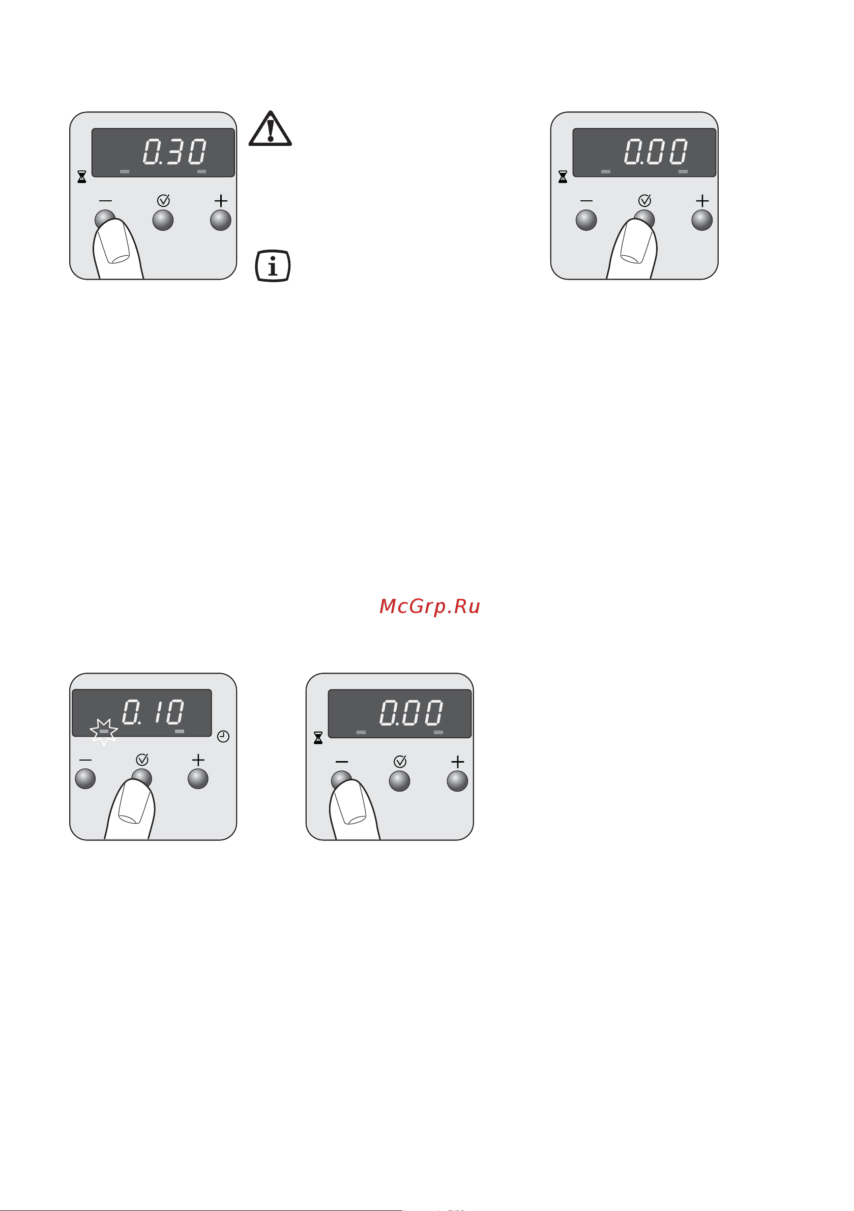Electrolux EKG 603301 W (X) [20/96] To cancel the countdown