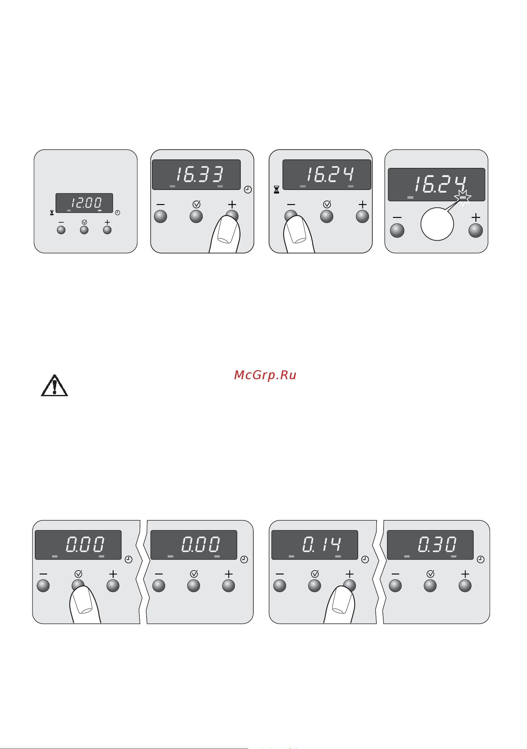 Electrolux EKG 603301 W (X) [64/96] Электронный таймер