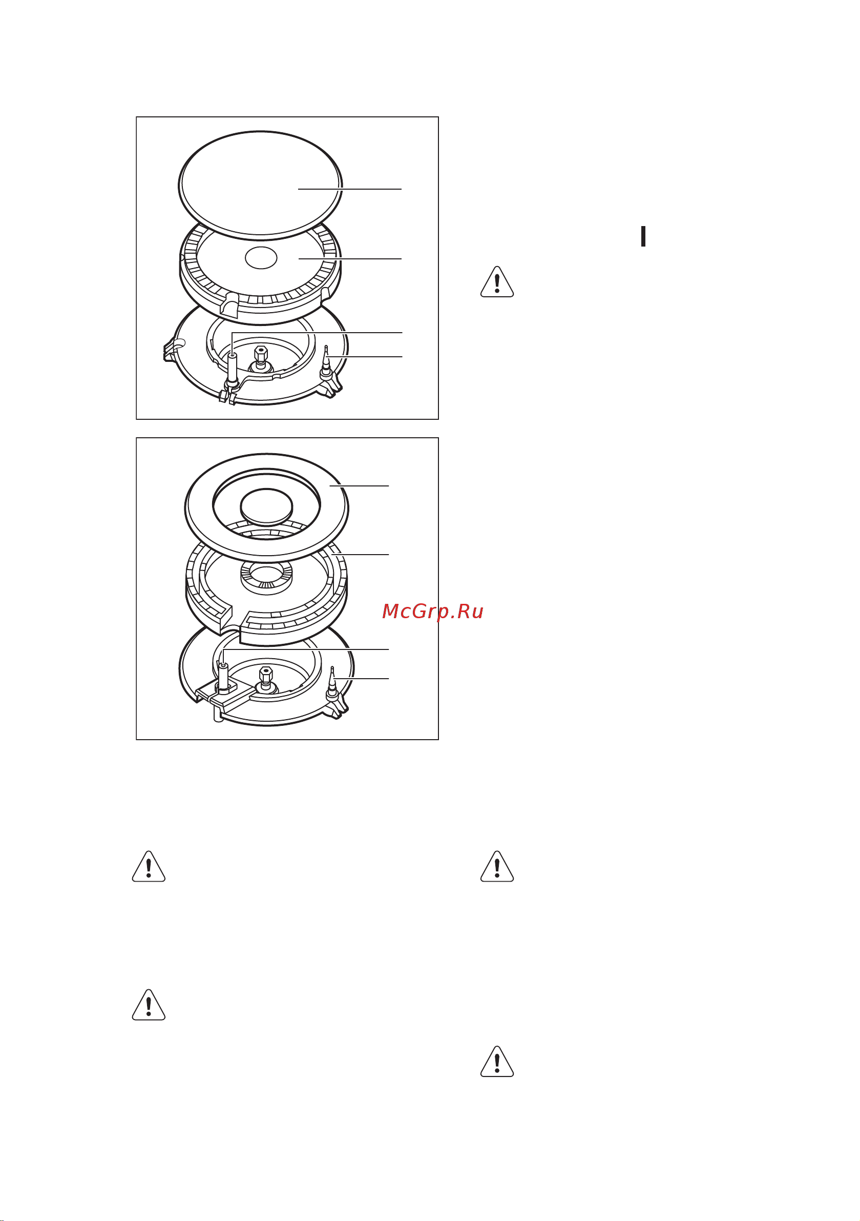 Electrolux EKG 96110 CW (CX) [12/68] Общий вид горелки