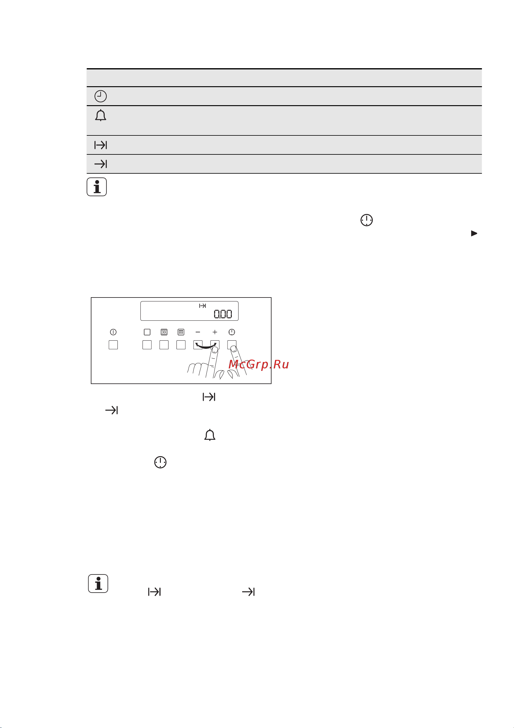 Electrolux EKI 6770 DOX [61/88] Духова шафа функції годинника