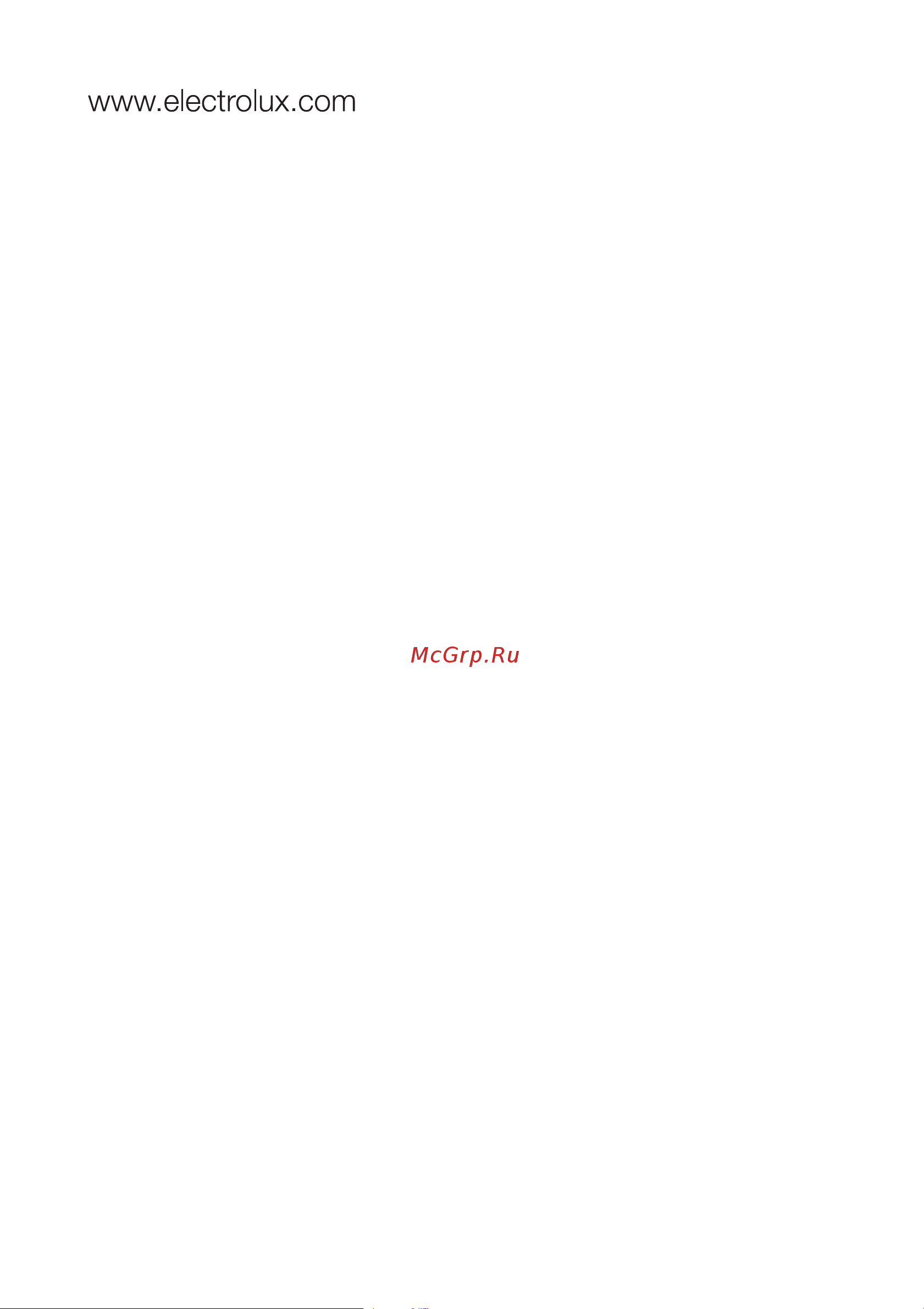 Electrolux EKK 501504 W [40/40] Www electrolux ru