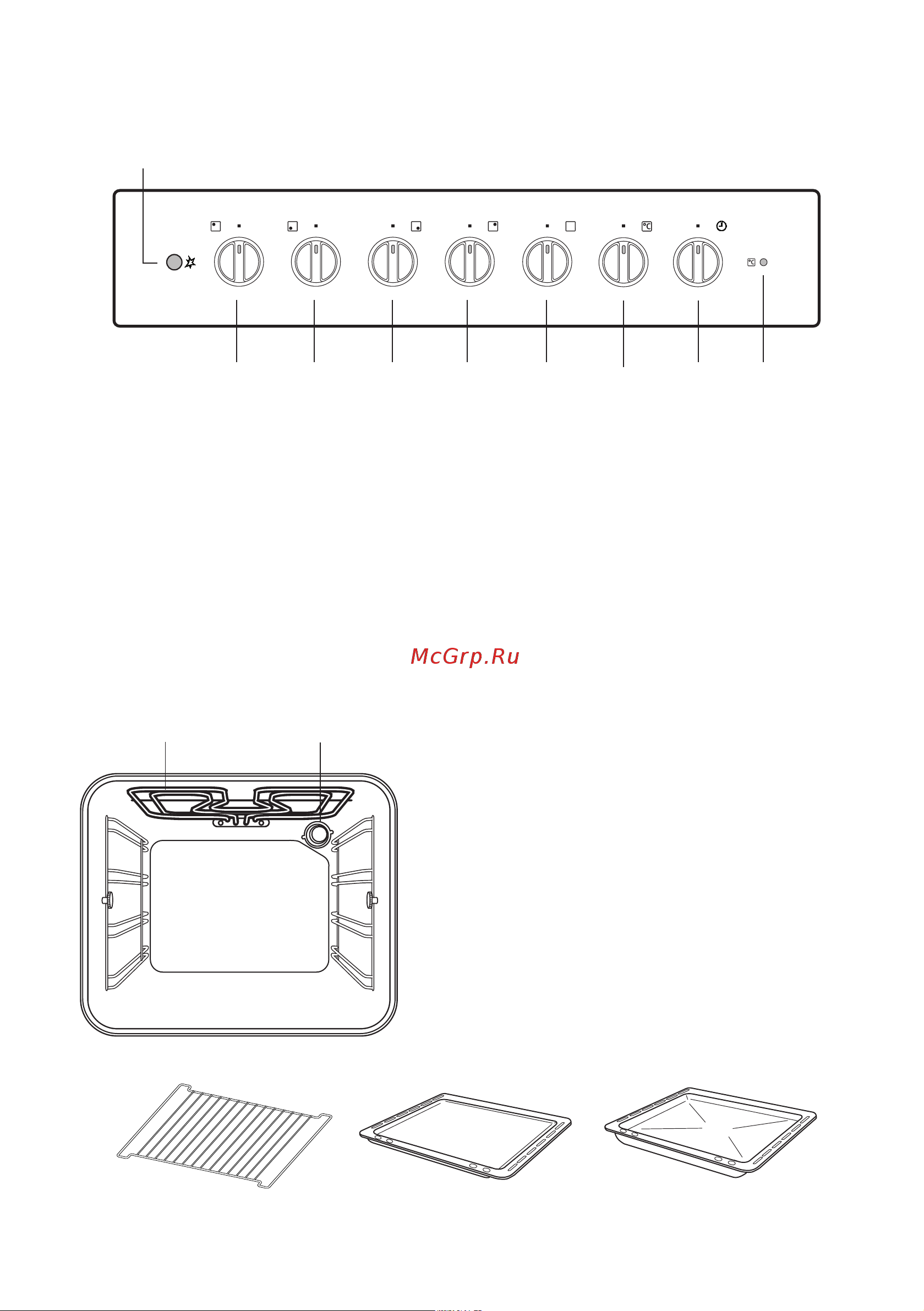 Electrolux EKK 601100 W (X) [8/38] Панель управления