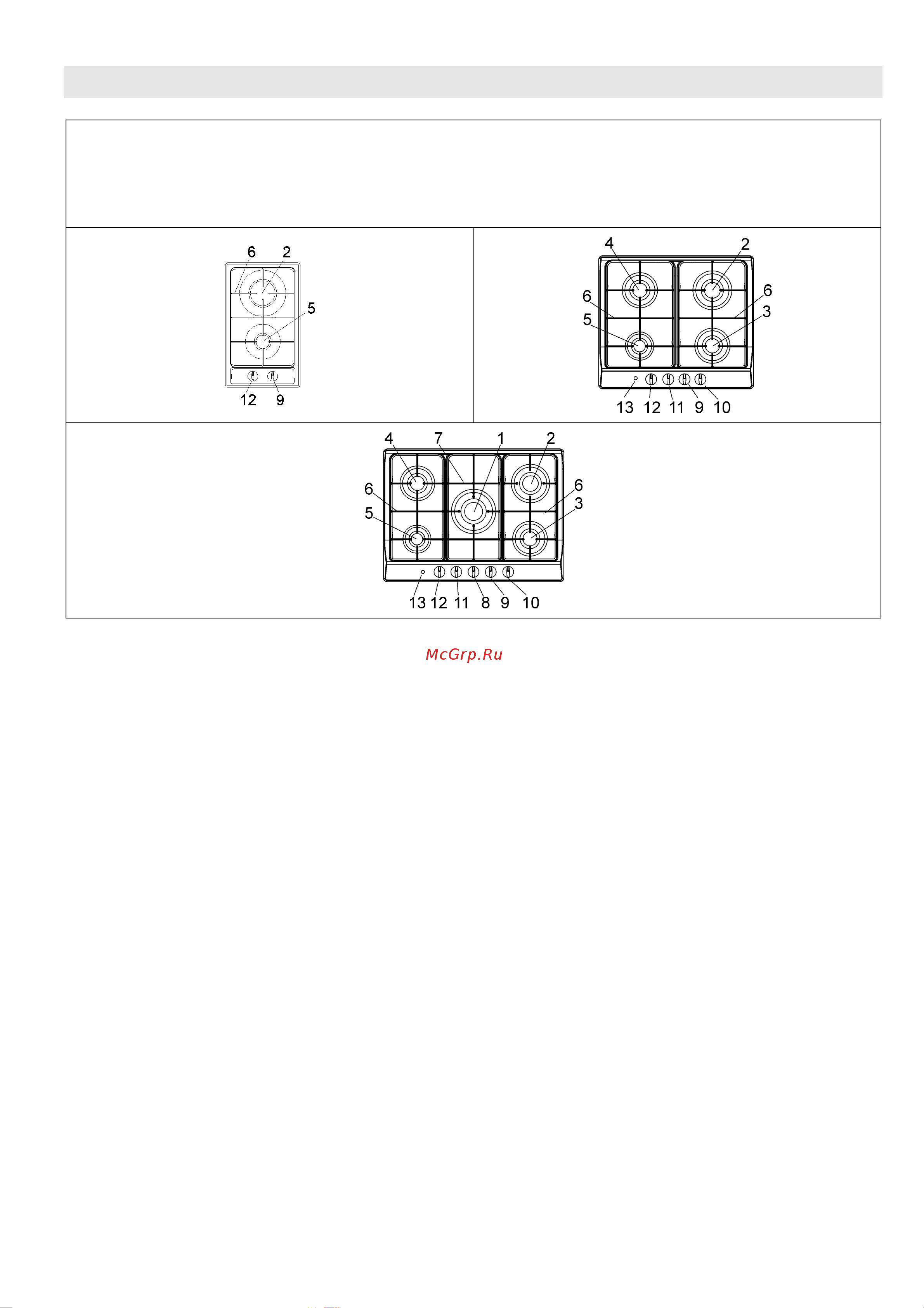 Gorenje GMS34E1 [2/32] Описание варочных поверхностей