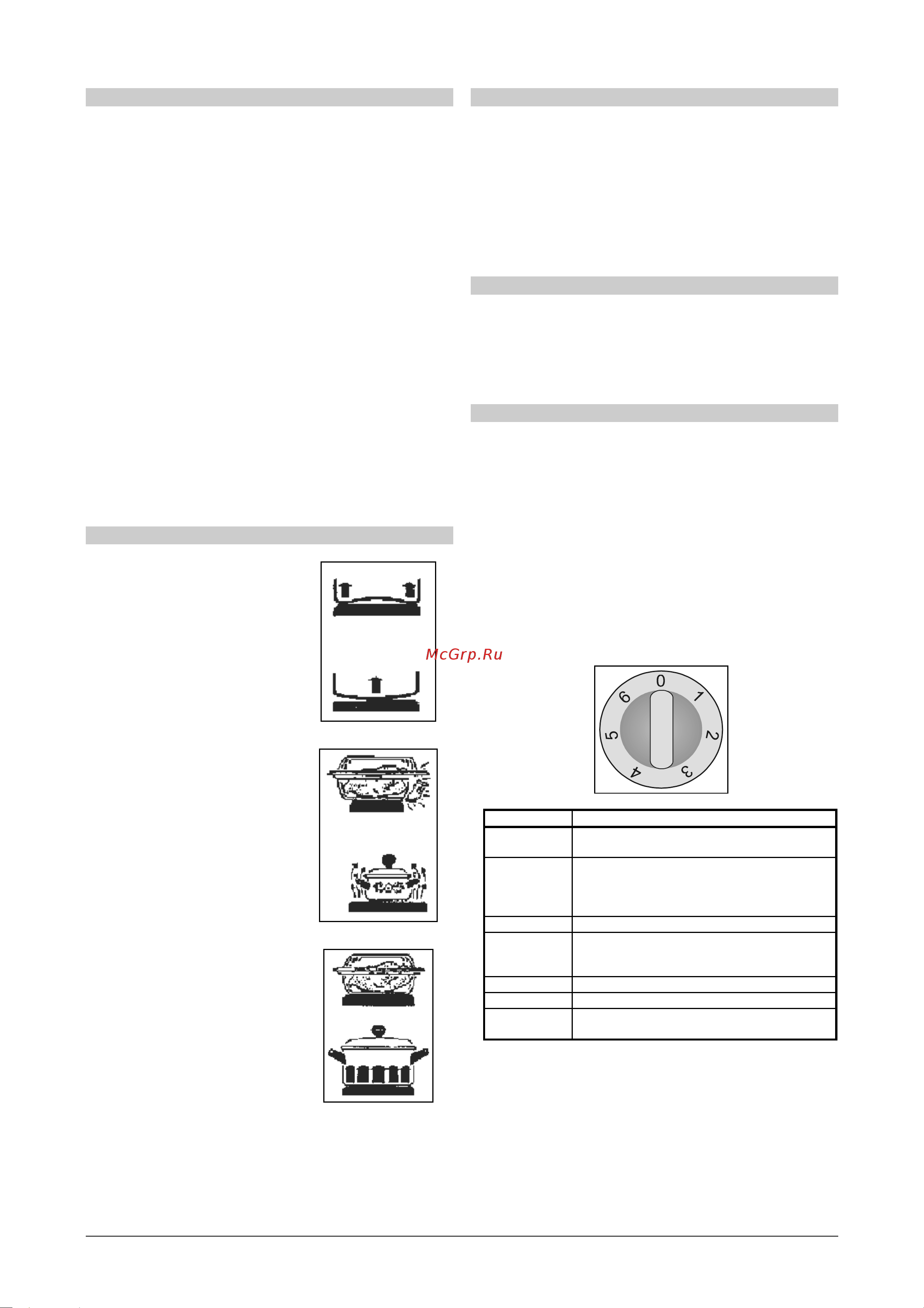 Gorenje K 774 E [6/22] Важные замечания для конфорок