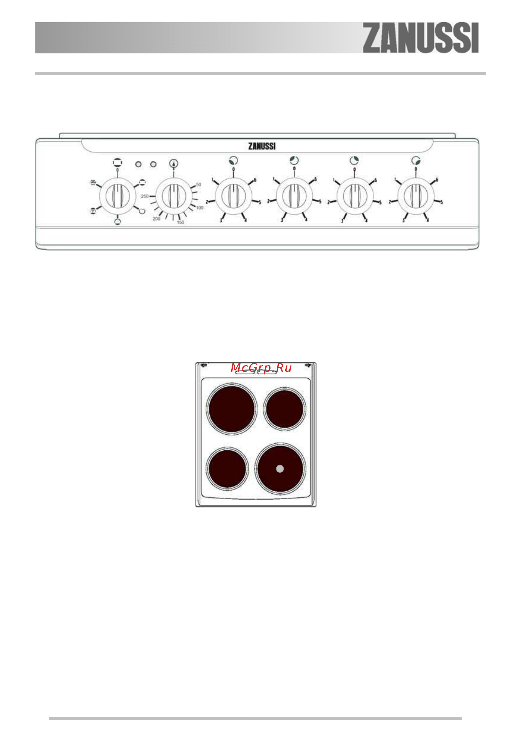 Zanussi ZCE 560 MW1 [5/56] Popis spotīebiče