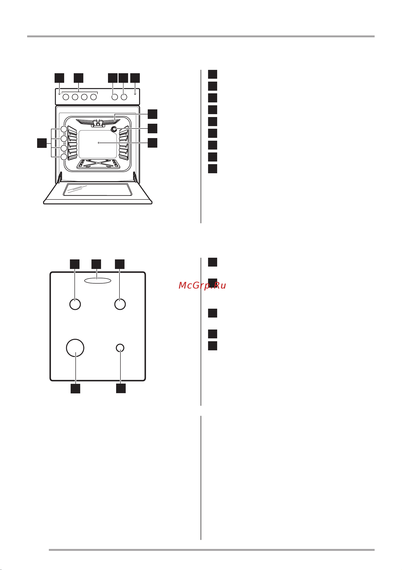 Zanussi ZCG 961211 W (X) [8/60] Описание изделия
