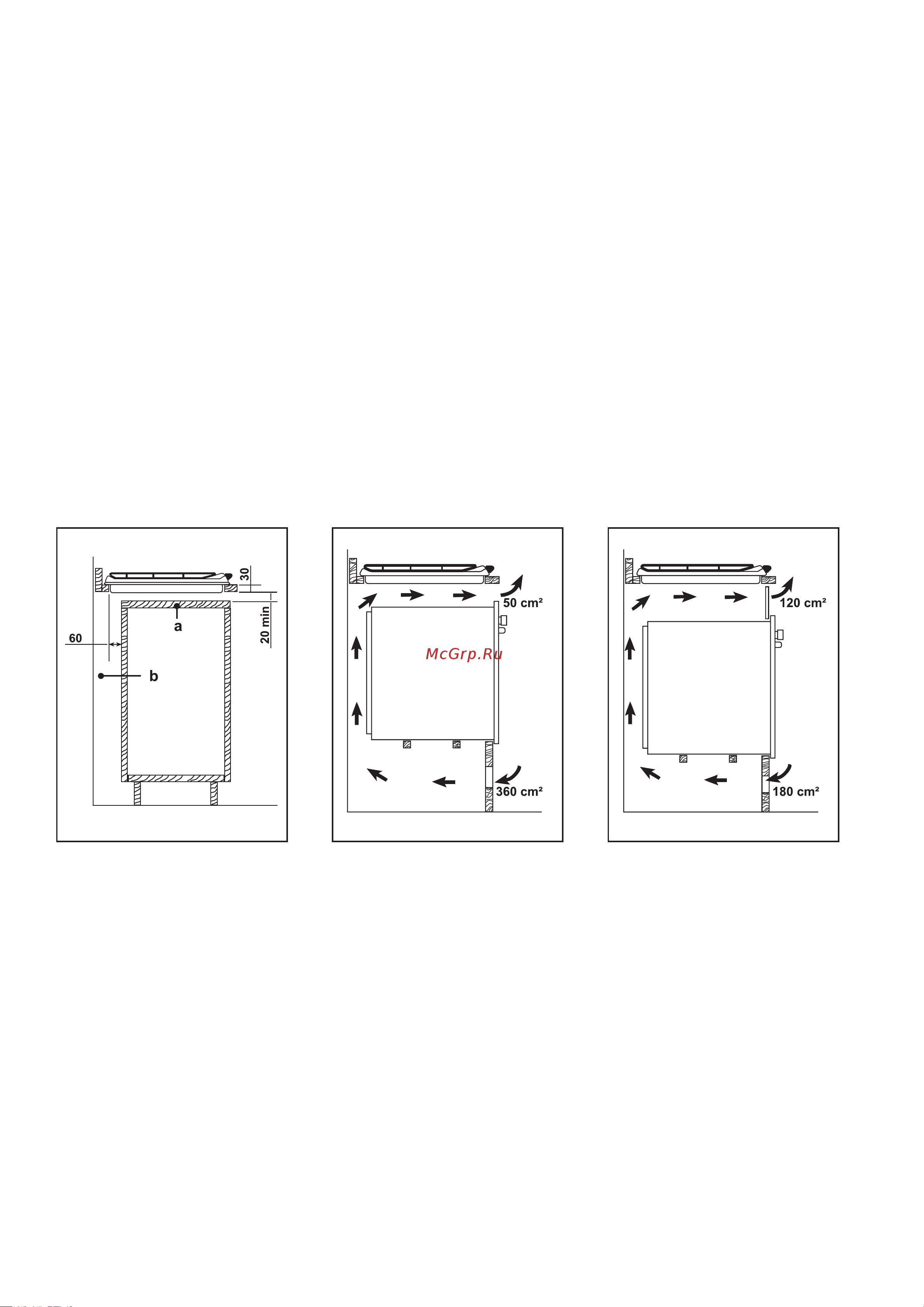 Zanussi ZDK 320 [9/72] Possibilitésd encastrement
