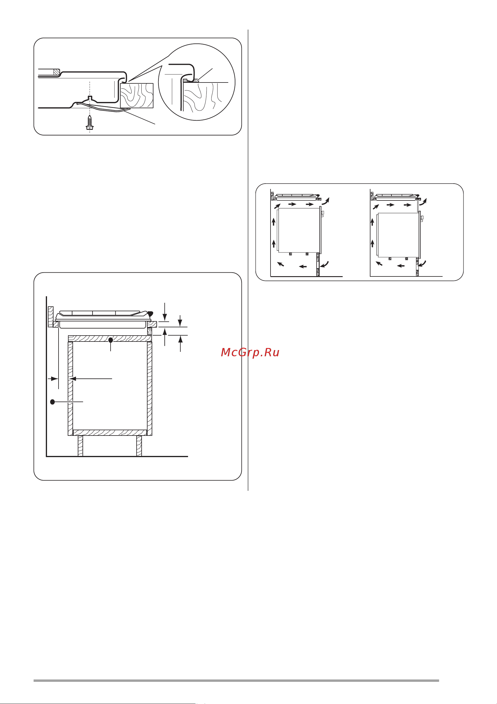 Zanussi ZGF646CT [7/40] Možnosti zapuštění